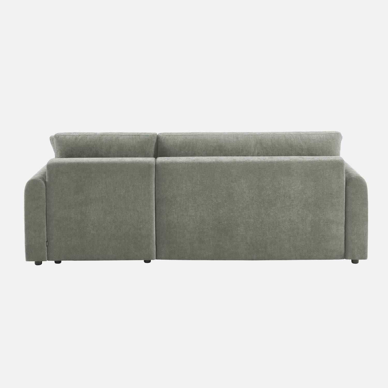 Canapé d'angle réversible, convertible, 3 places tissu avec coffre gris - Berlin,sweeek,Photo4