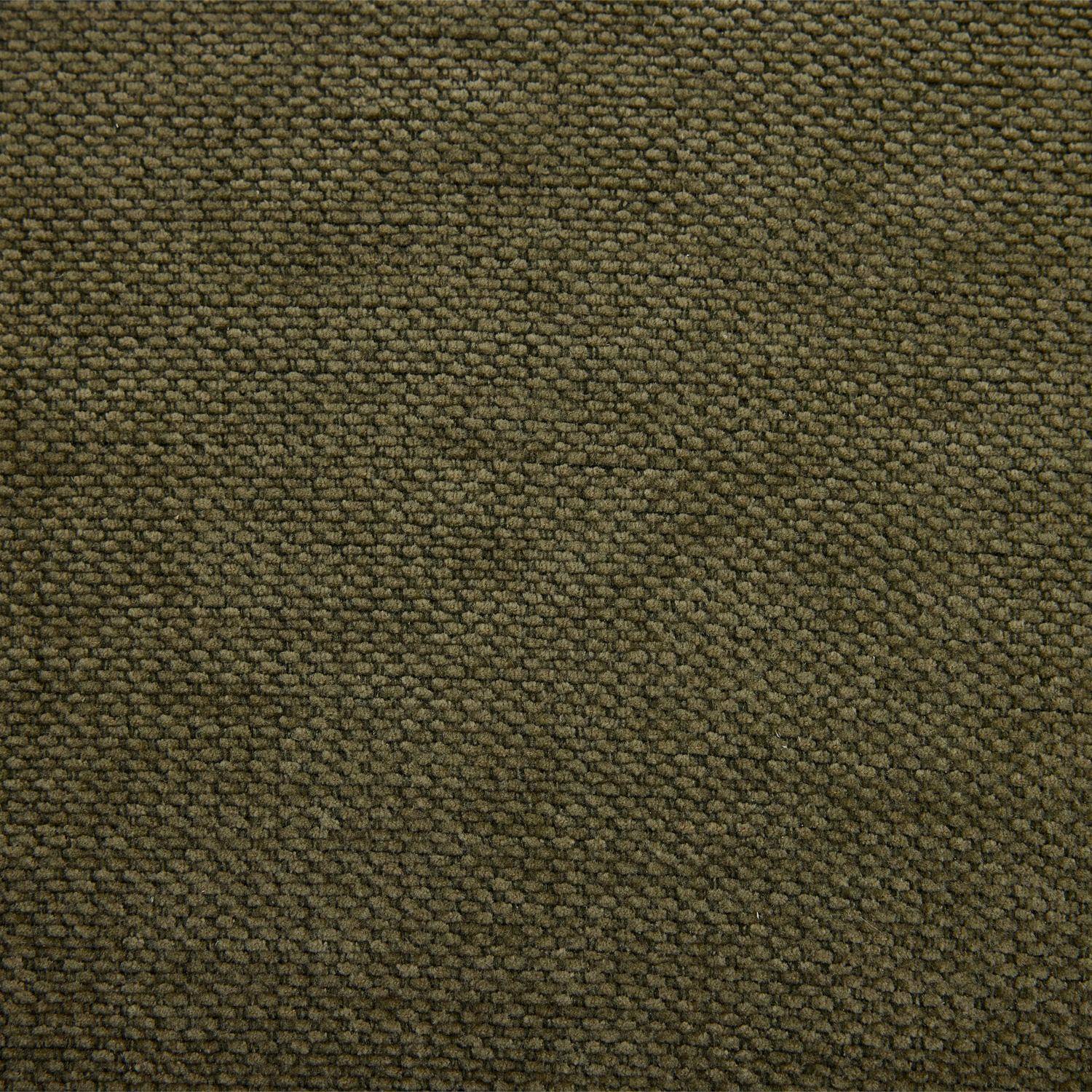 Silla de oficina infantil con ruedas ajustable de tejido chenilla Verde kaki - 52x50x73 cm Photo4