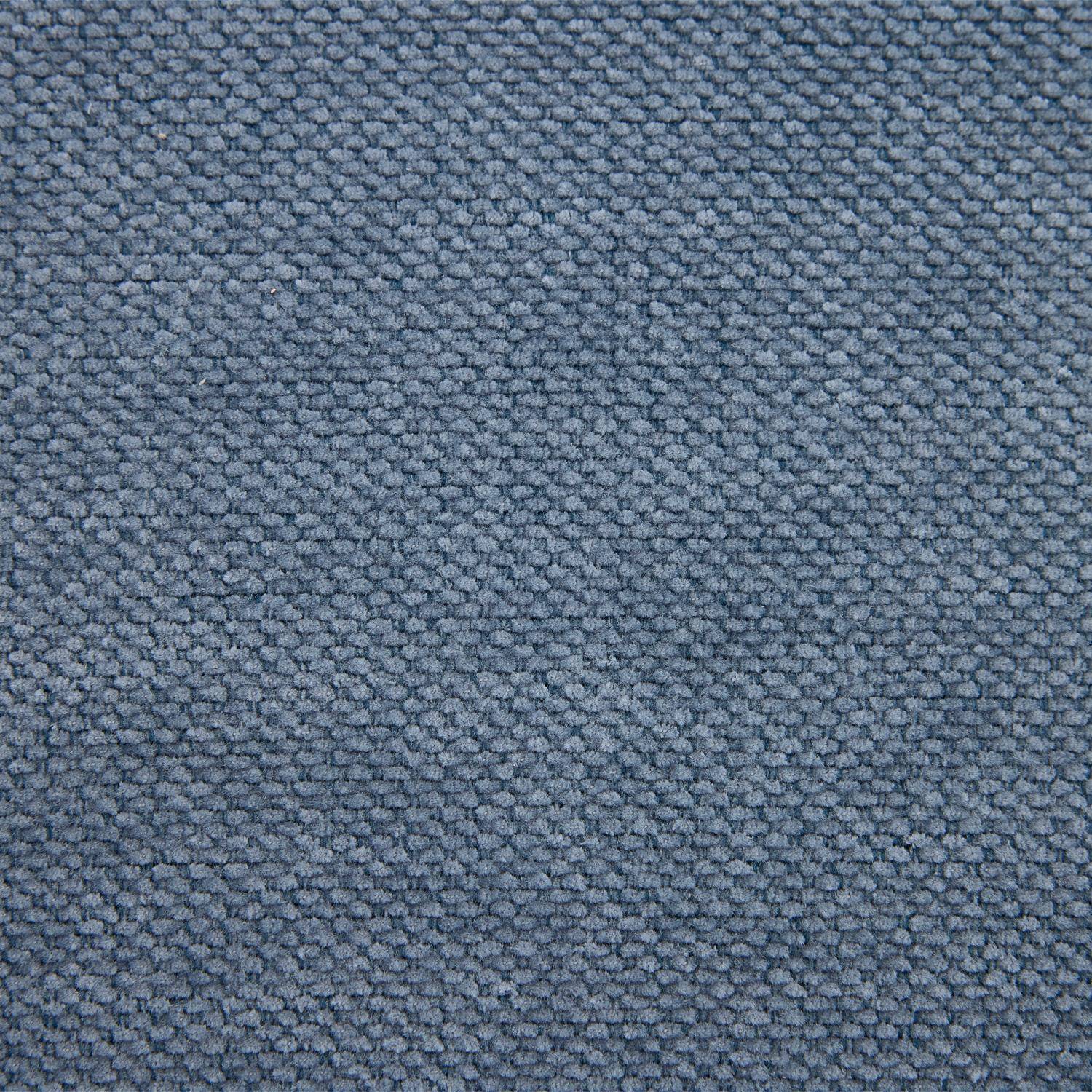 Silla de oficina infantil con ruedas ajustable de tejido chenilla Azul - 52x50x73 cm Photo4