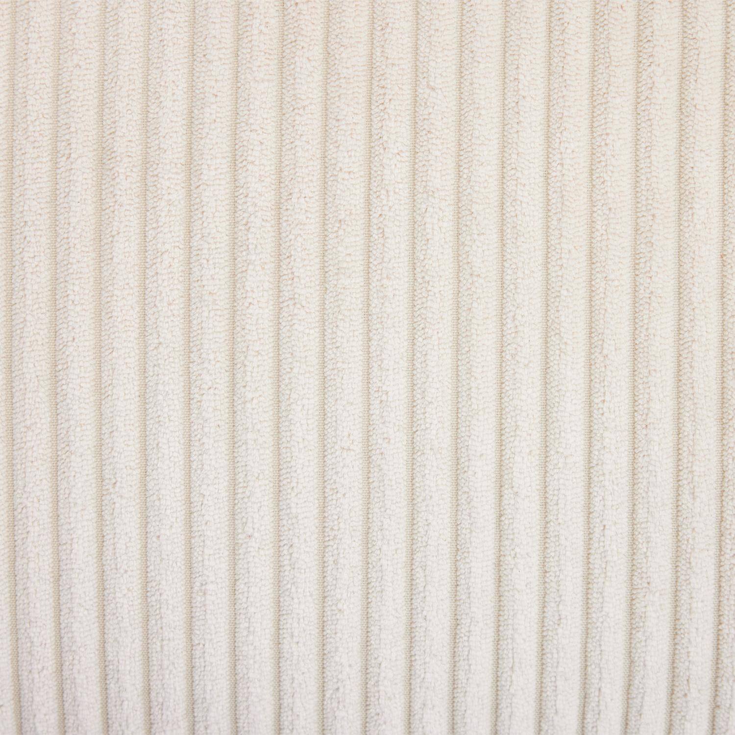 Poltrona vintage em veludo canelado com estrutura em metal cromado Branco sujo - 81x80x80 cm,sweeek,Photo6