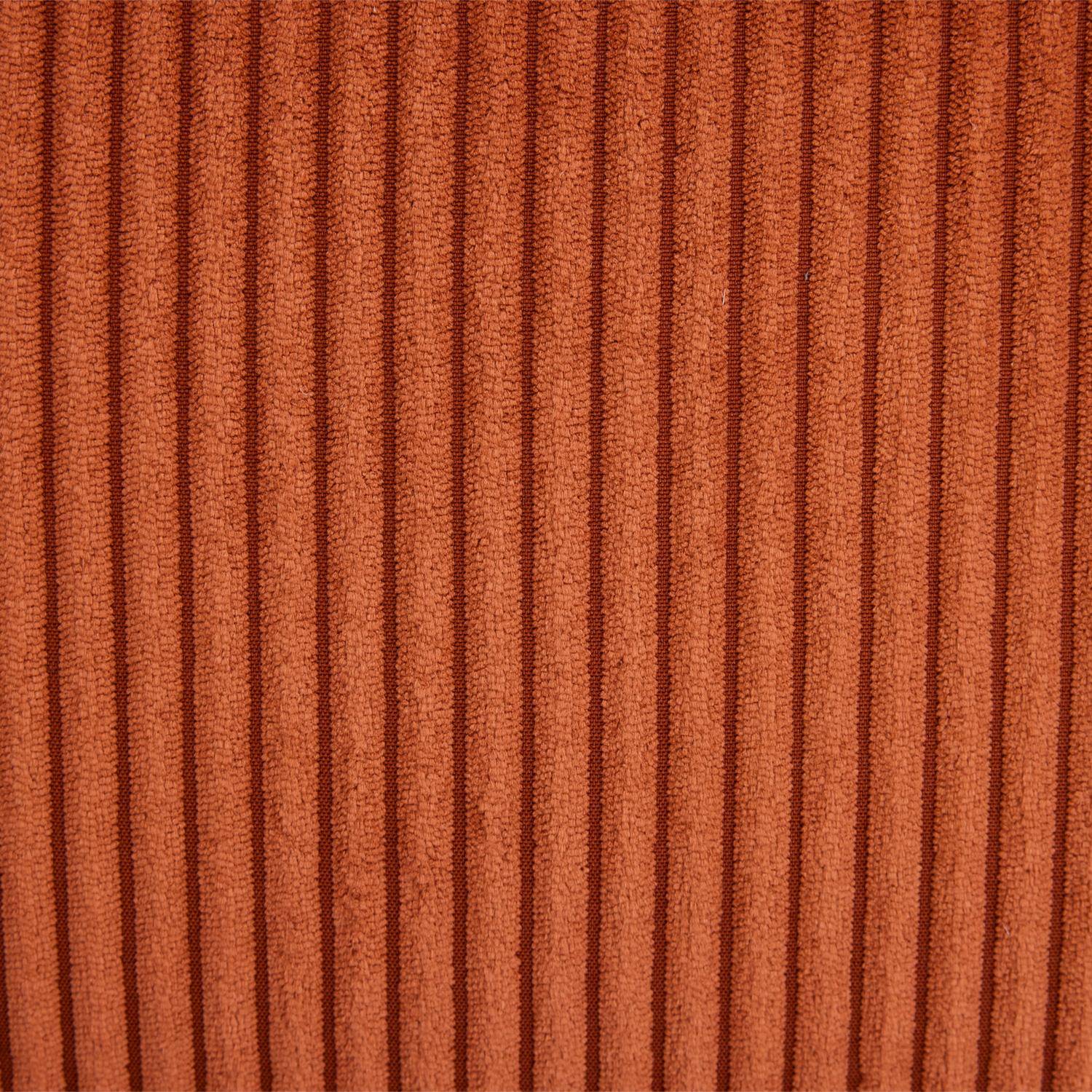 Sillón vintage de pana con estructura cromada Terracota - 81x80x80 cm,sweeek,Photo6
