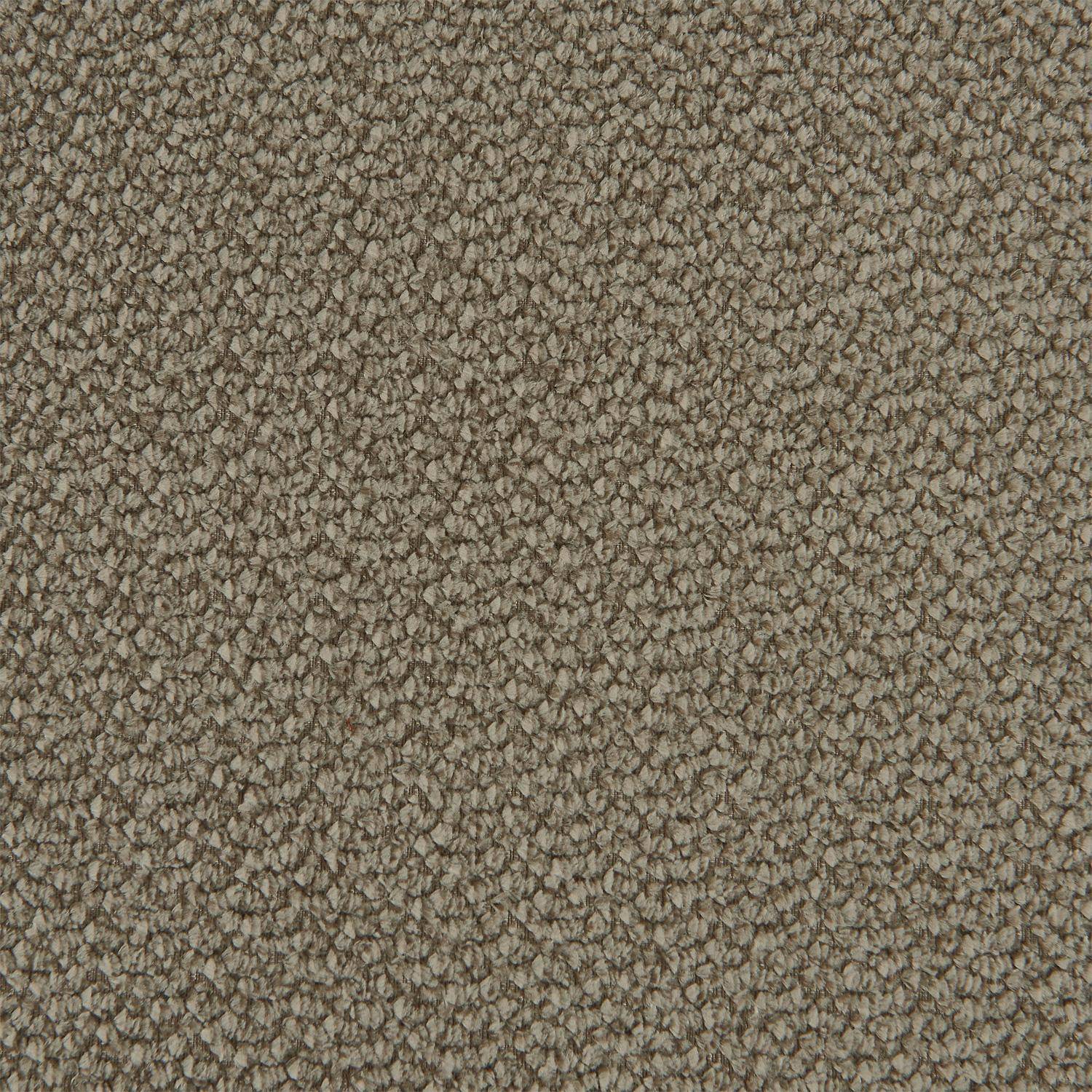 Fauteuil 1-zits loungestoel voor modulaire bank in chenille stof donkerbeige - Movi Photo5