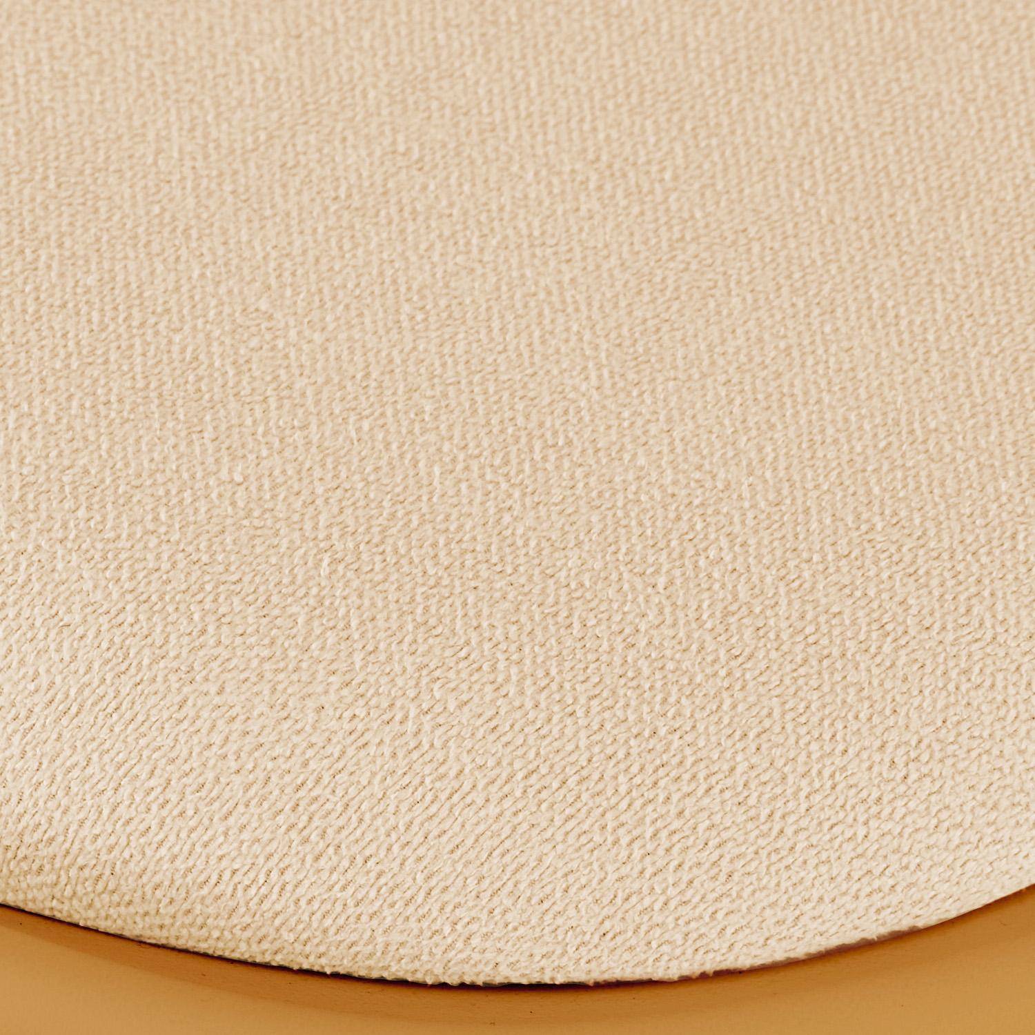 Silla de oficina infantil con ruedas ajustable, base cromada Mostaza - 44x44x60 cm Photo4