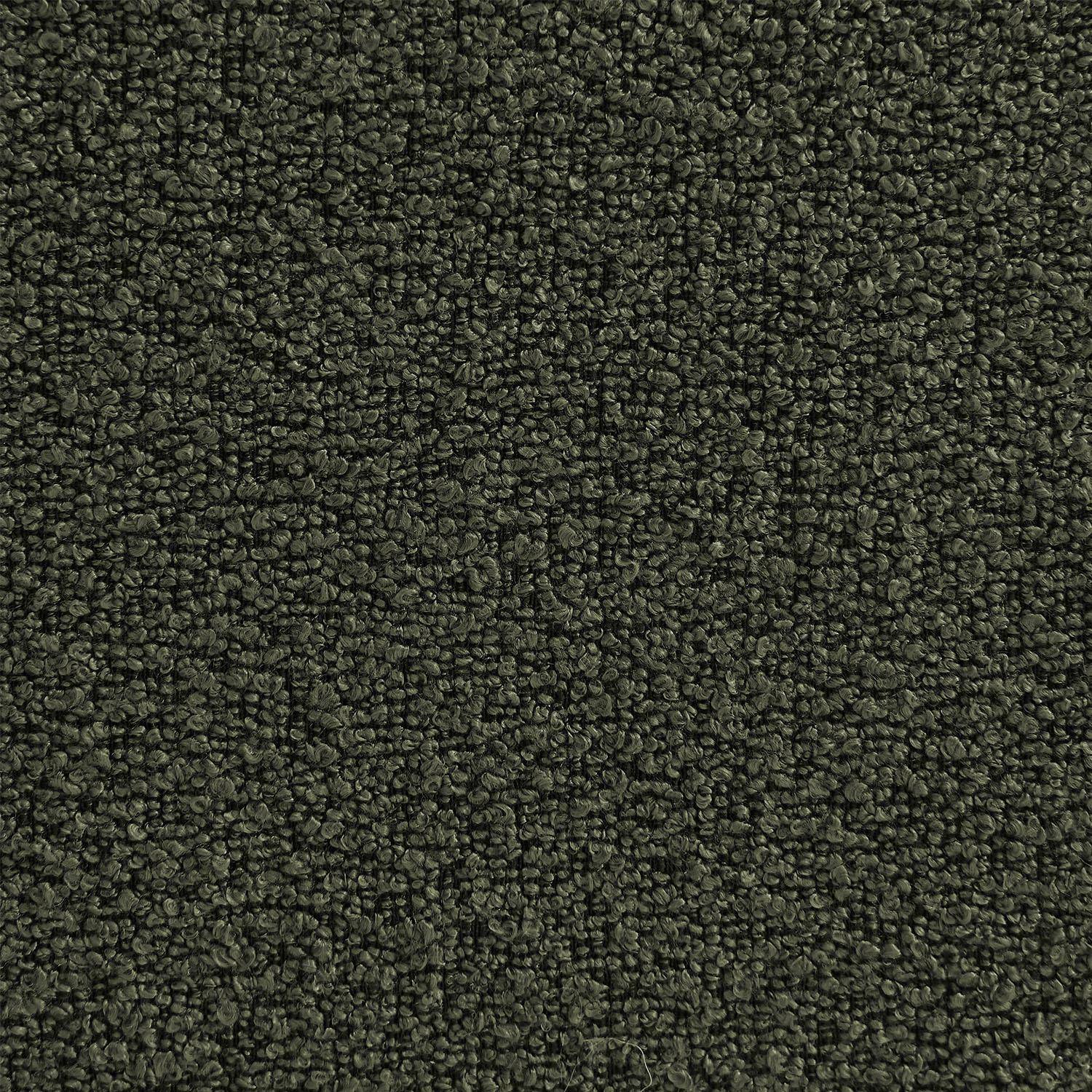 Sessel mit strukturiertem Bouclé-Bezug und Hocker khaki - Nova,sweeek,Photo4