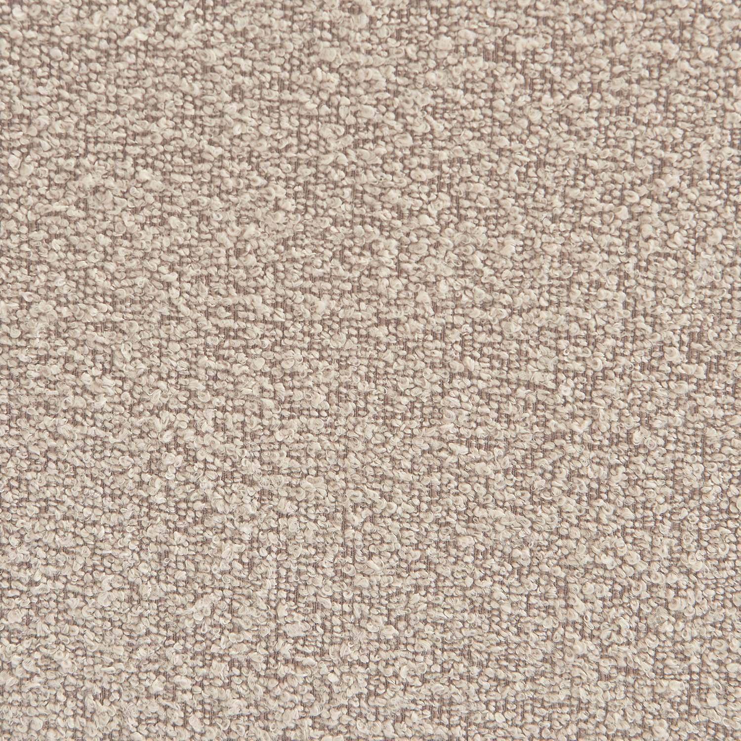Sessel mit strukturiertem Bouclé-Bezug und Hocker beige - Nova,sweeek,Photo4