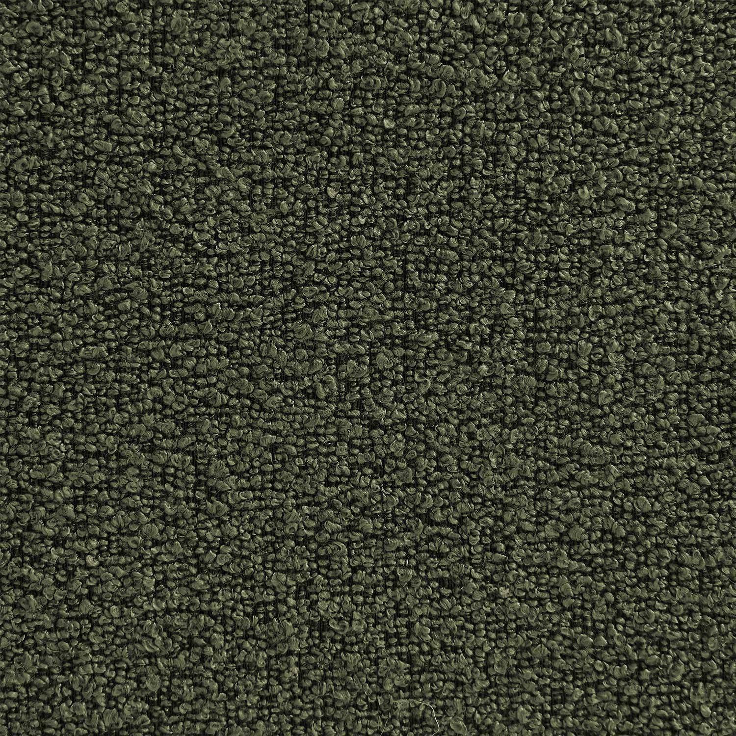 Canapé modulable bouclette texturée 3 places avec repose pied kaki - Nova Photo7