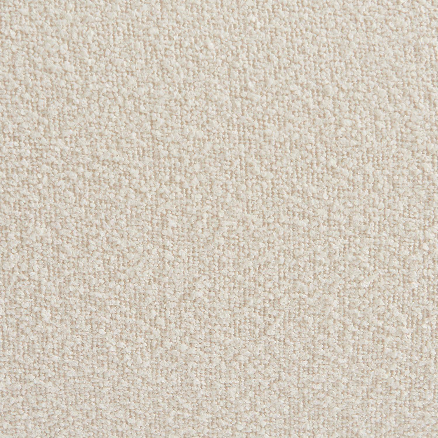 Canapé modulable bouclette texturée 3 places avec repose pied blanc cassé - Boni,sweeek,Photo5