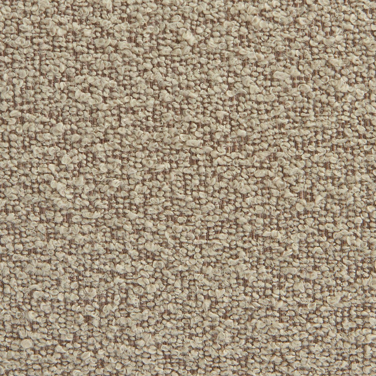 Canapé modulable bouclette texturée 3 places avec repose pied beige - Boni,sweeek,Photo6