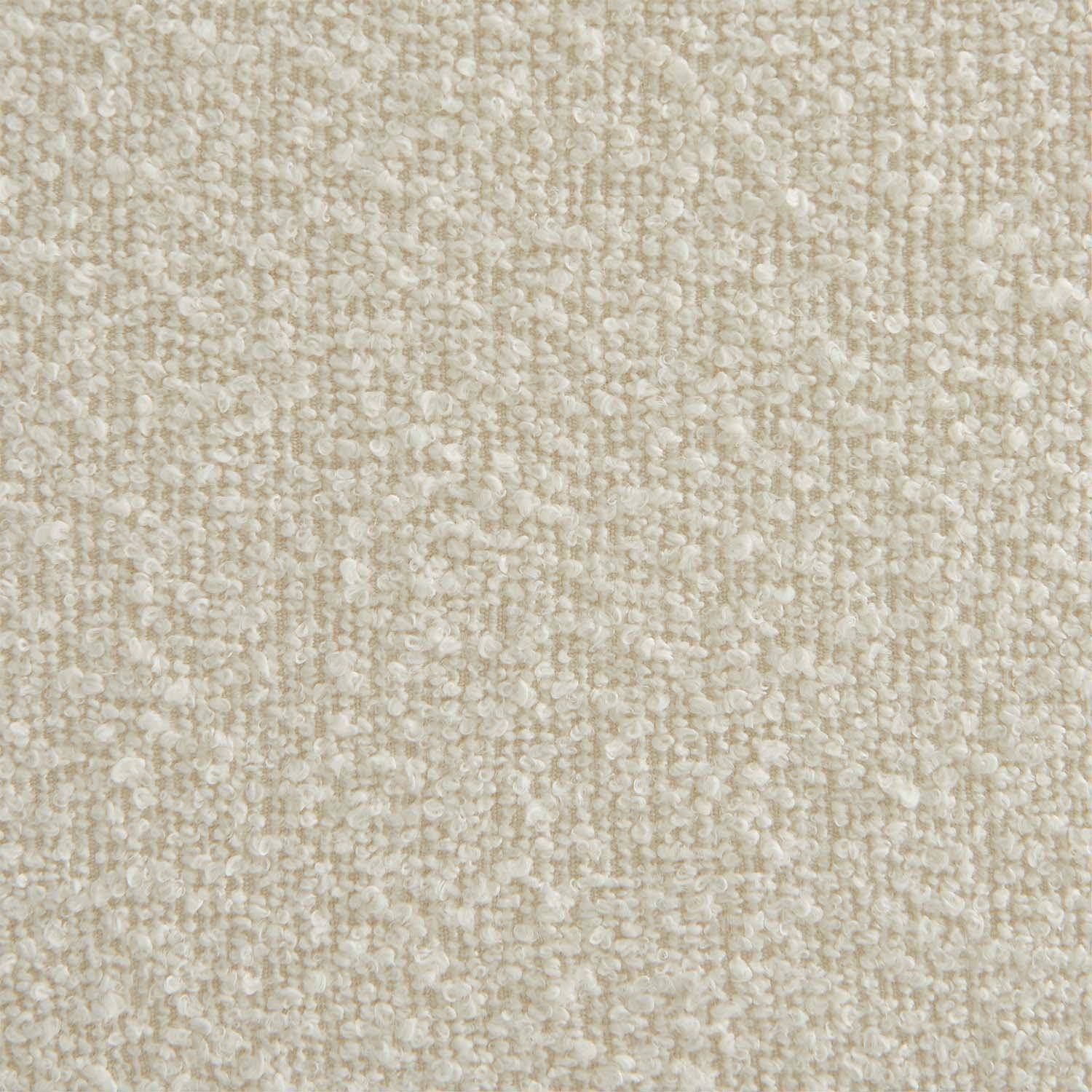 Canapé d'angle modulable 5 places avec repose pied bouclette texturée blanc - Sokol,sweeek,Photo6