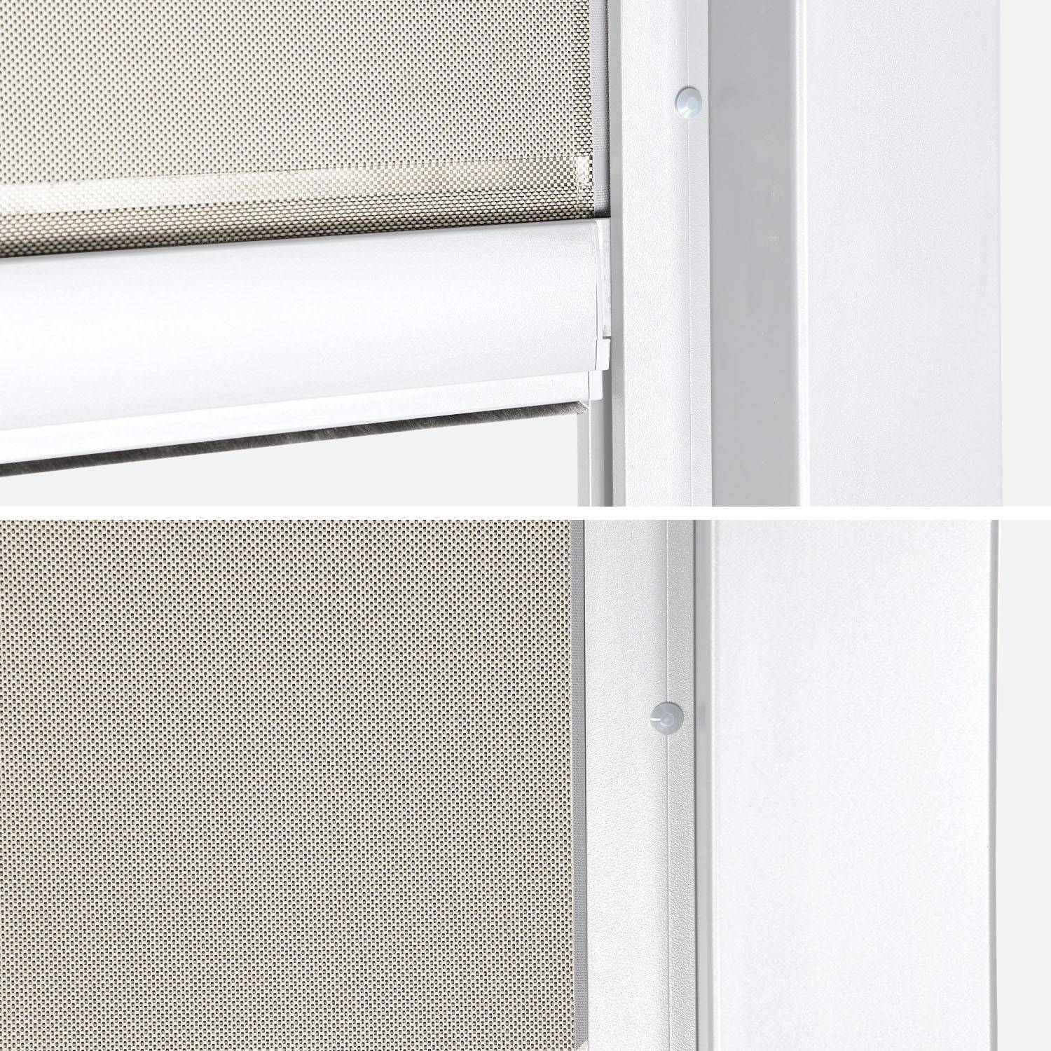 Pergola mit Lamellendach Palace 3x6m + 4 Markisen 3m weiß Photo2