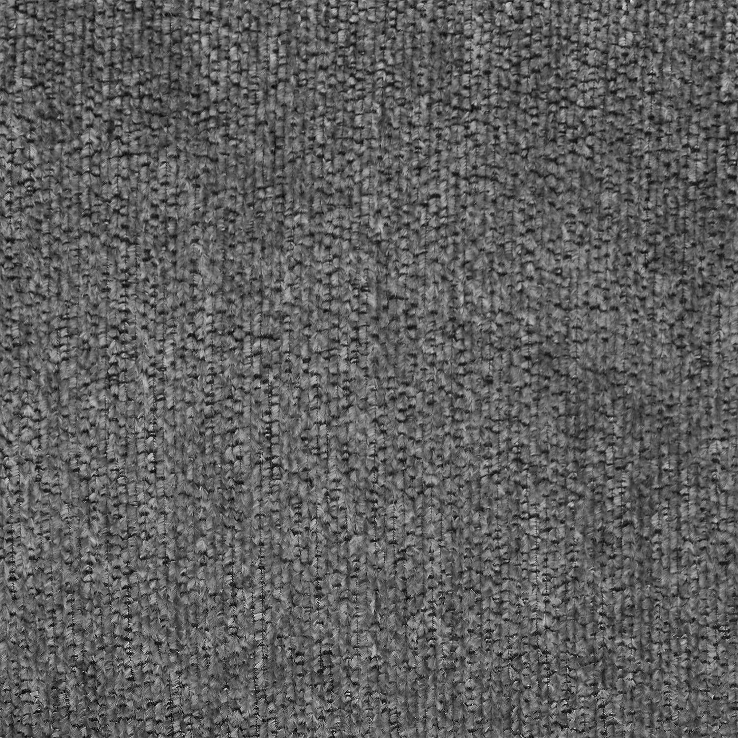 Sillón convertible de tela chenilla con patas de madera Gris - 77x91x83 cm Photo5