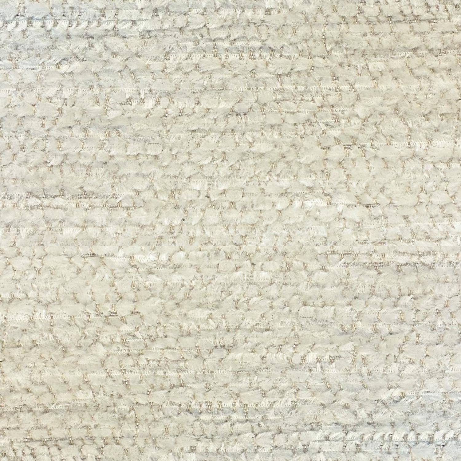 Divano letto convertibile in tessuto ciniglia, 3 posti Bianco - 195x99x83 cm Photo6