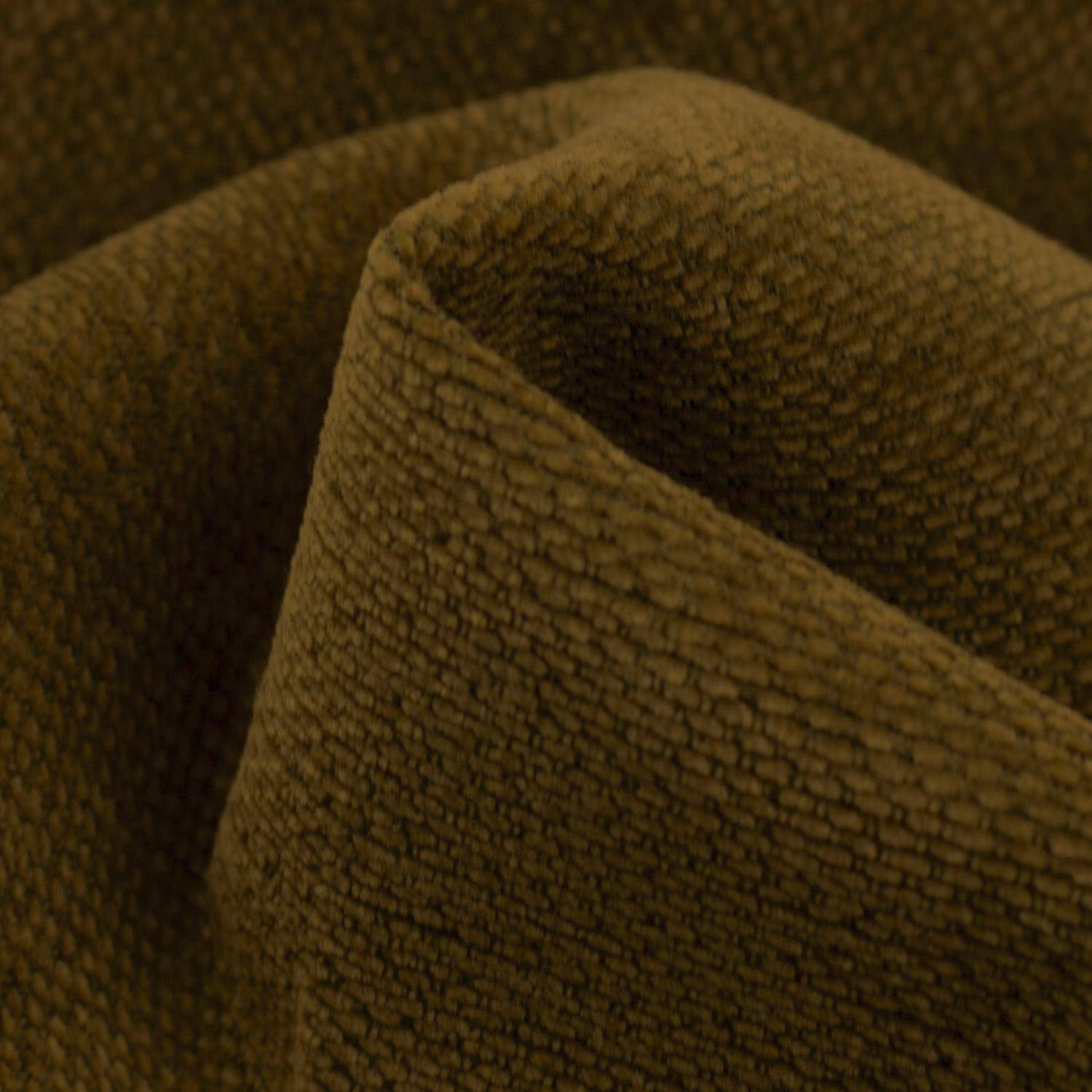 Canapé lit convertible 3 places tissu chenille vert bronze avec matelas 10cm - Fabriqué en France - Nido,sweeek,Photo4