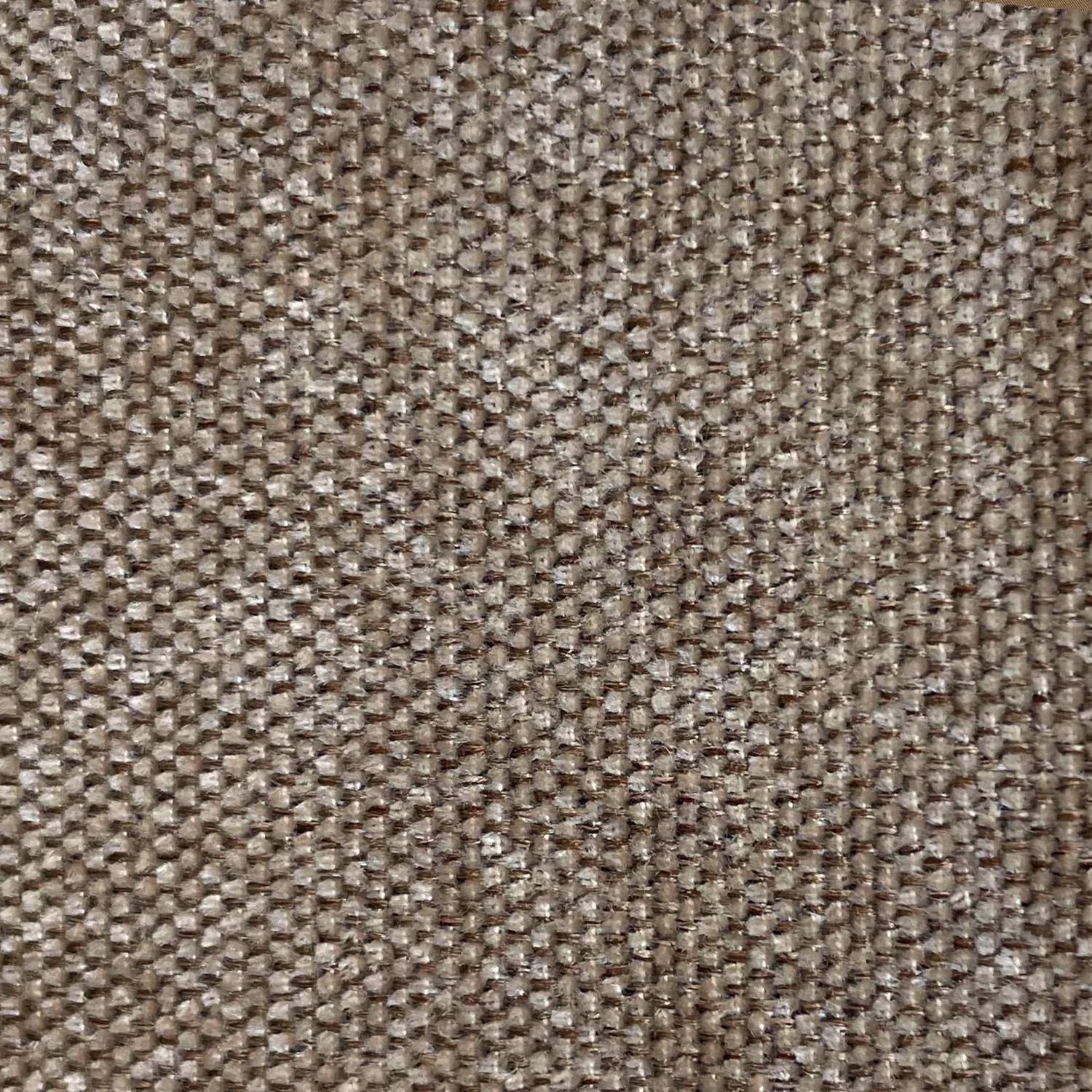 Narożna kanapa rozkładana dwustronna, 3-osobowa, tkanina szenilowa kolor taupe i pojemnik do przechowywania - Almo Photo8