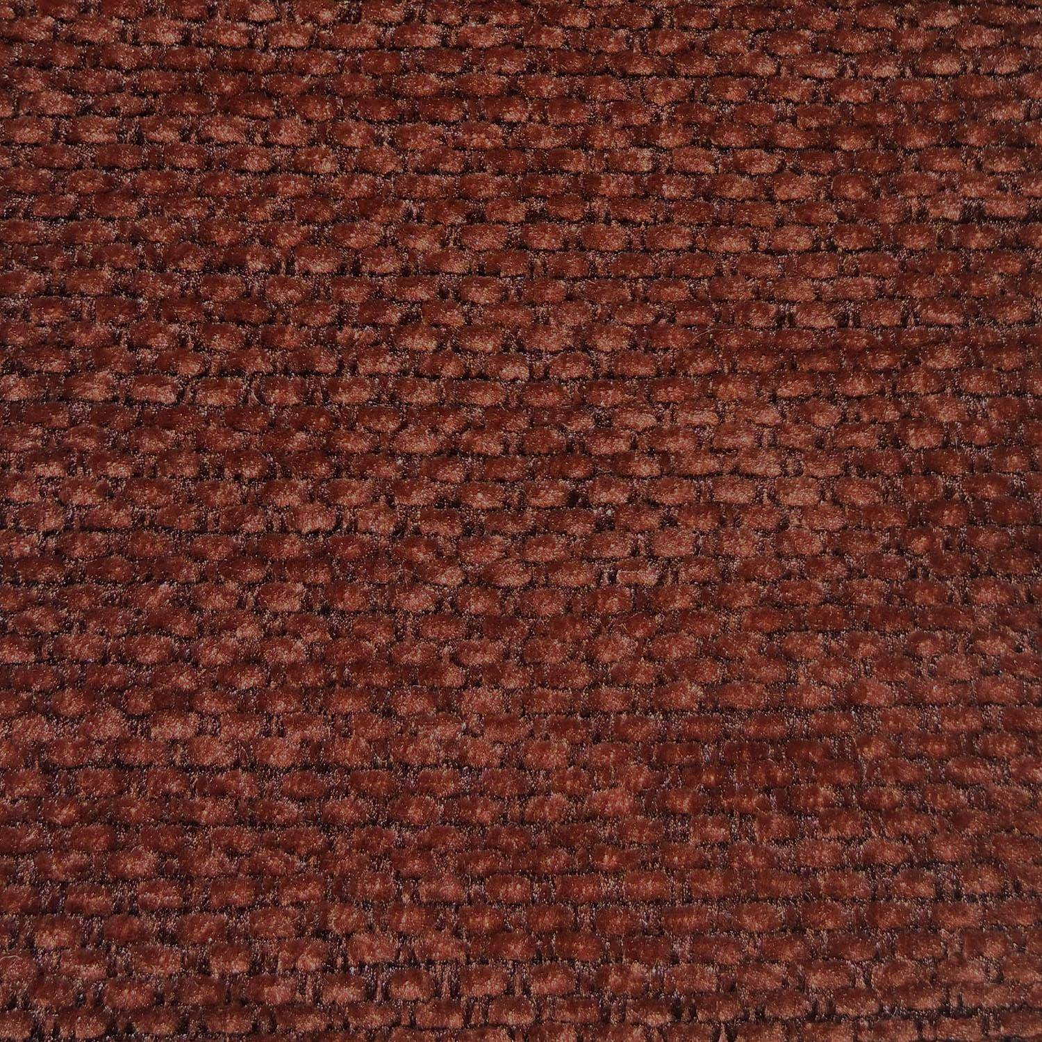 Rozkładana kanapa narożna 3-osobowa z tkaniny szenilowej w kolorze ceglastym - Theo,sweeek,Photo6