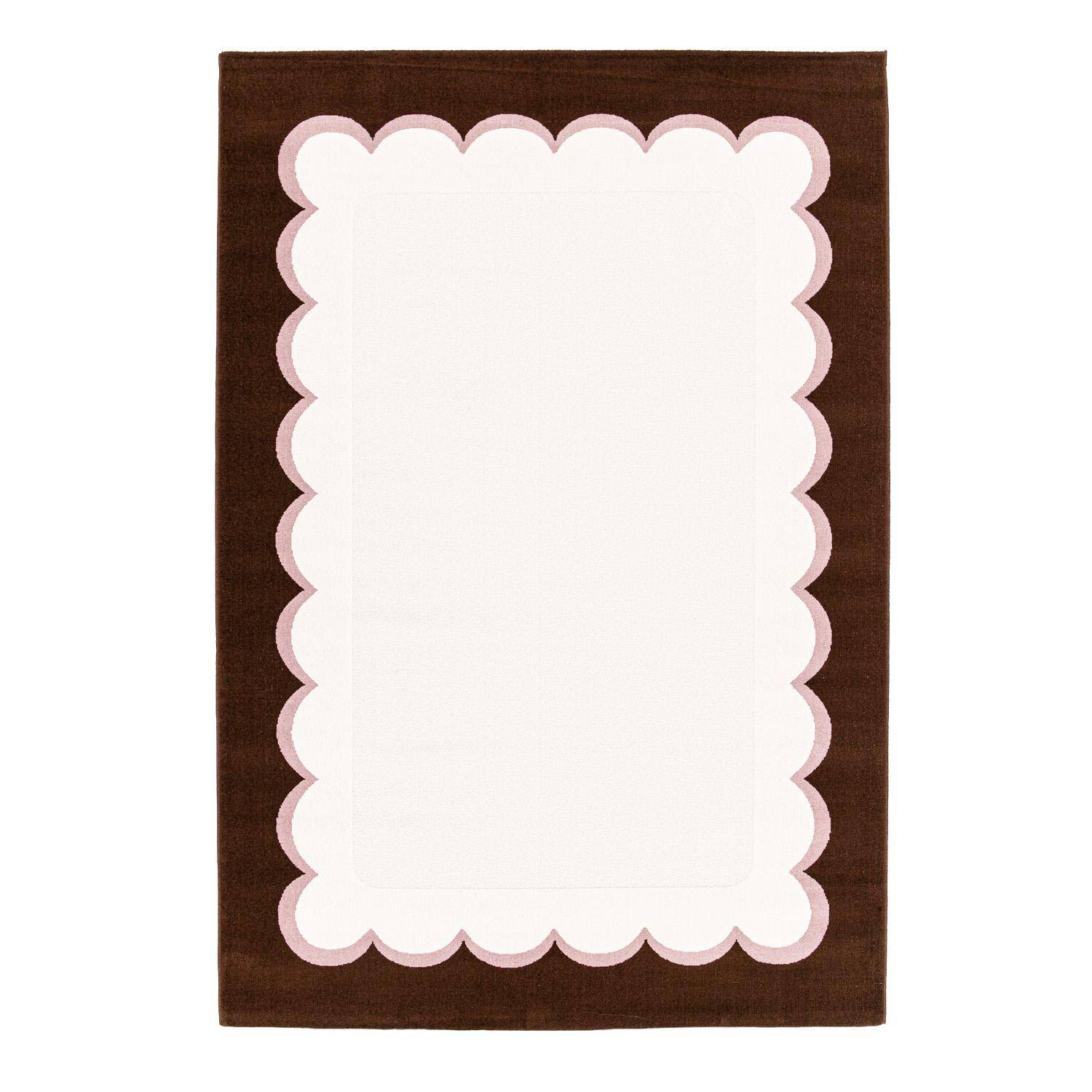 Teppich für Innenräume, rosa und braun 160x230cm - Zoa Photo2
