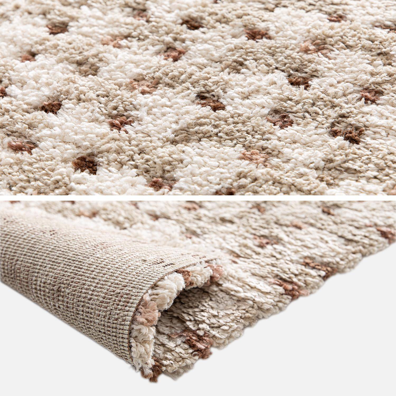 Alfombra interior con pequeños motivos multicolores, Myra, 150x80x3 cm Photo2