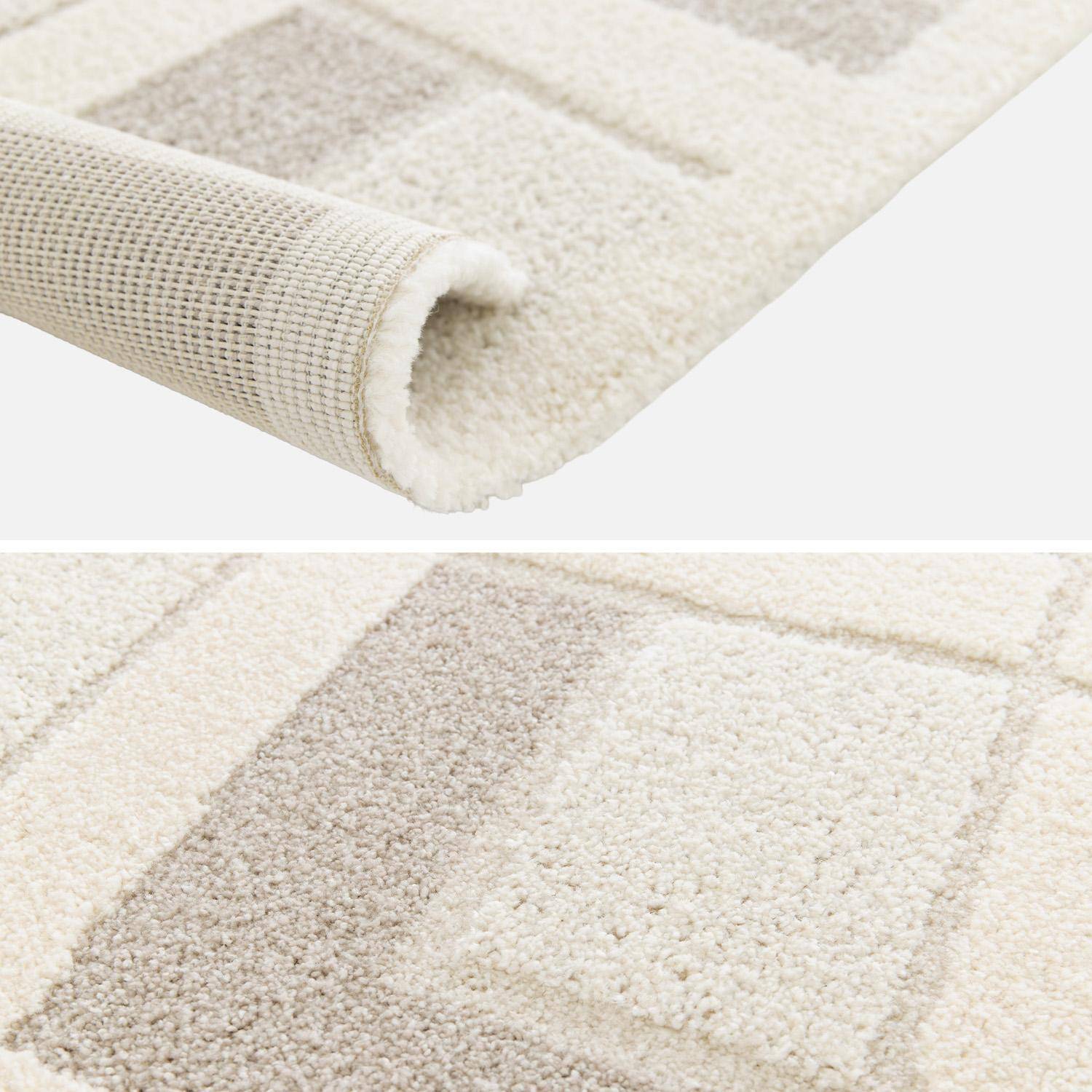 Teppich für den Innenbereich mit geometrischen Mustern in creme 160x230cm - Eve,sweeek,Photo4