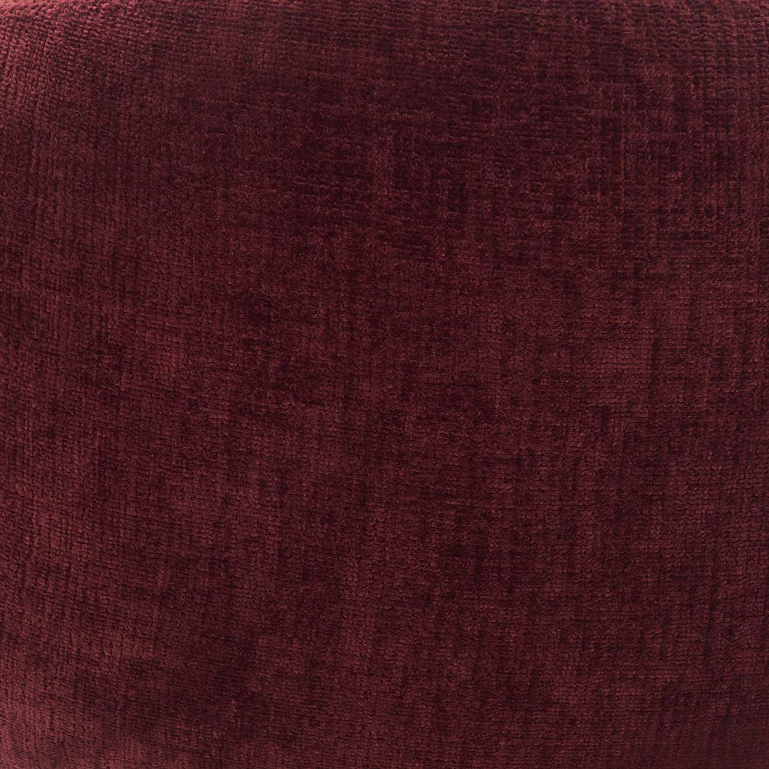 Poltrona girevole 180° in tessuto di cotone Bordeaux - 69x64x80.5 cm Photo4
