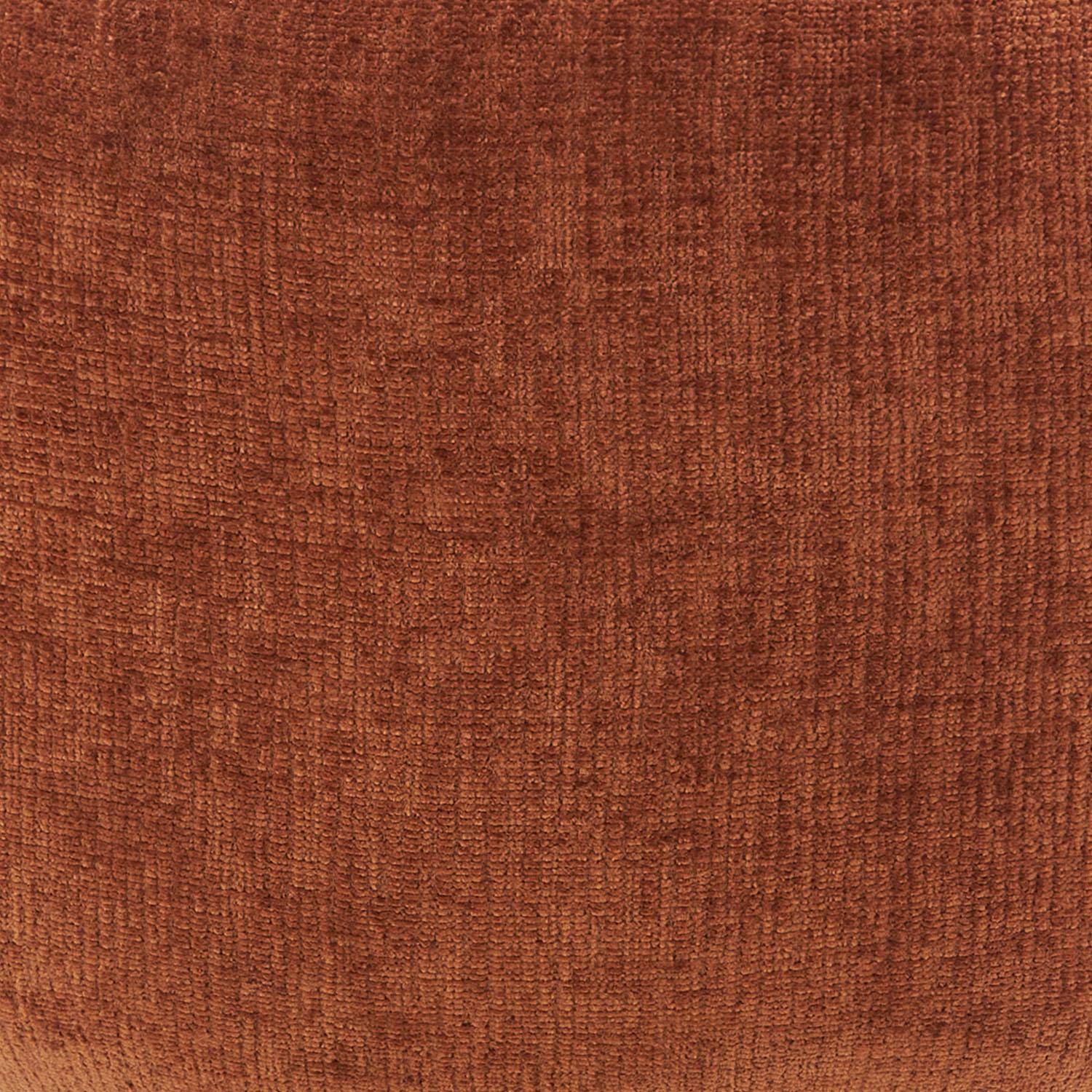 Poltrona girevole 180° in tessuto di cotone Terracotta - 69x64x80.5 cm,sweeek,Photo4