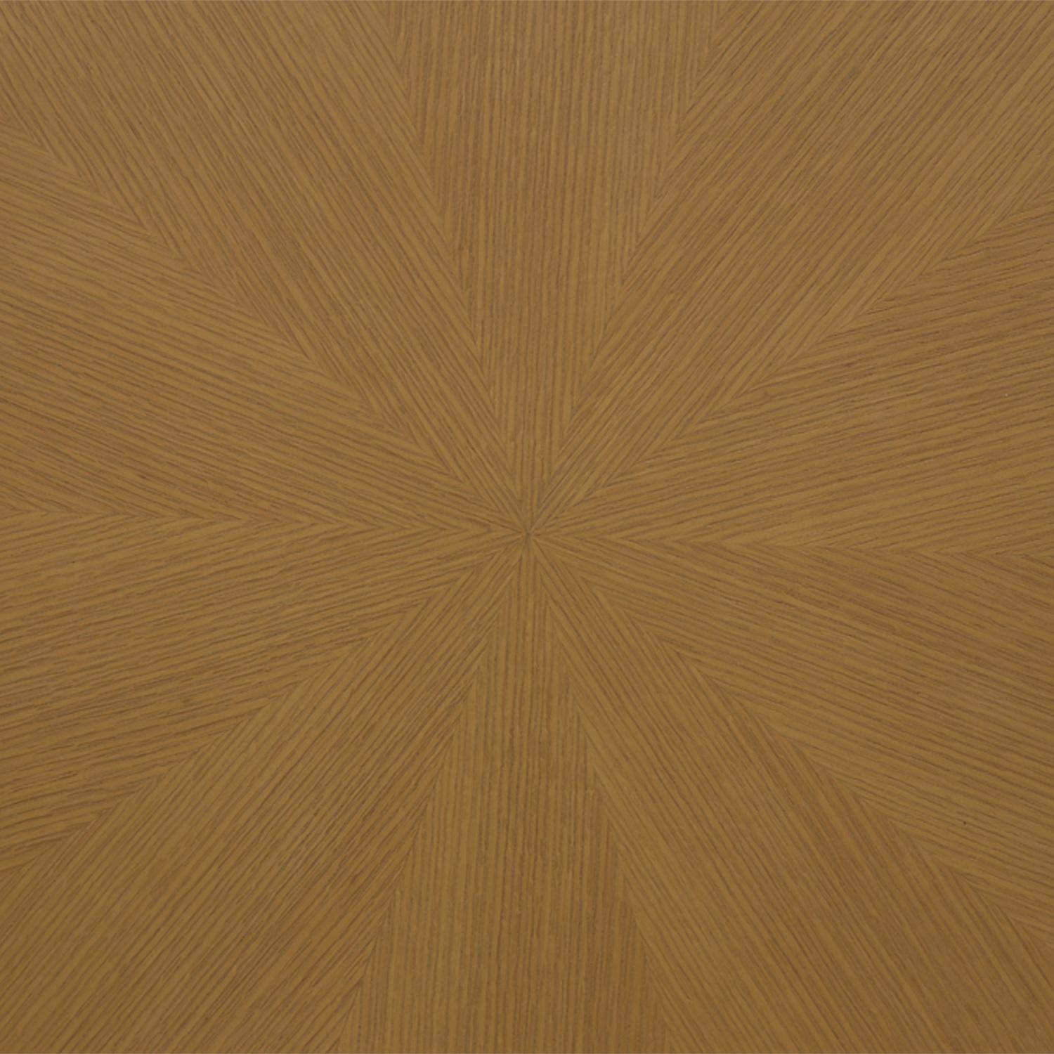 Mesa de comedor redonda de madera de hevea con chapa de roble, 4 plazas, Angele, Natural, 110x110x73 cm Photo4