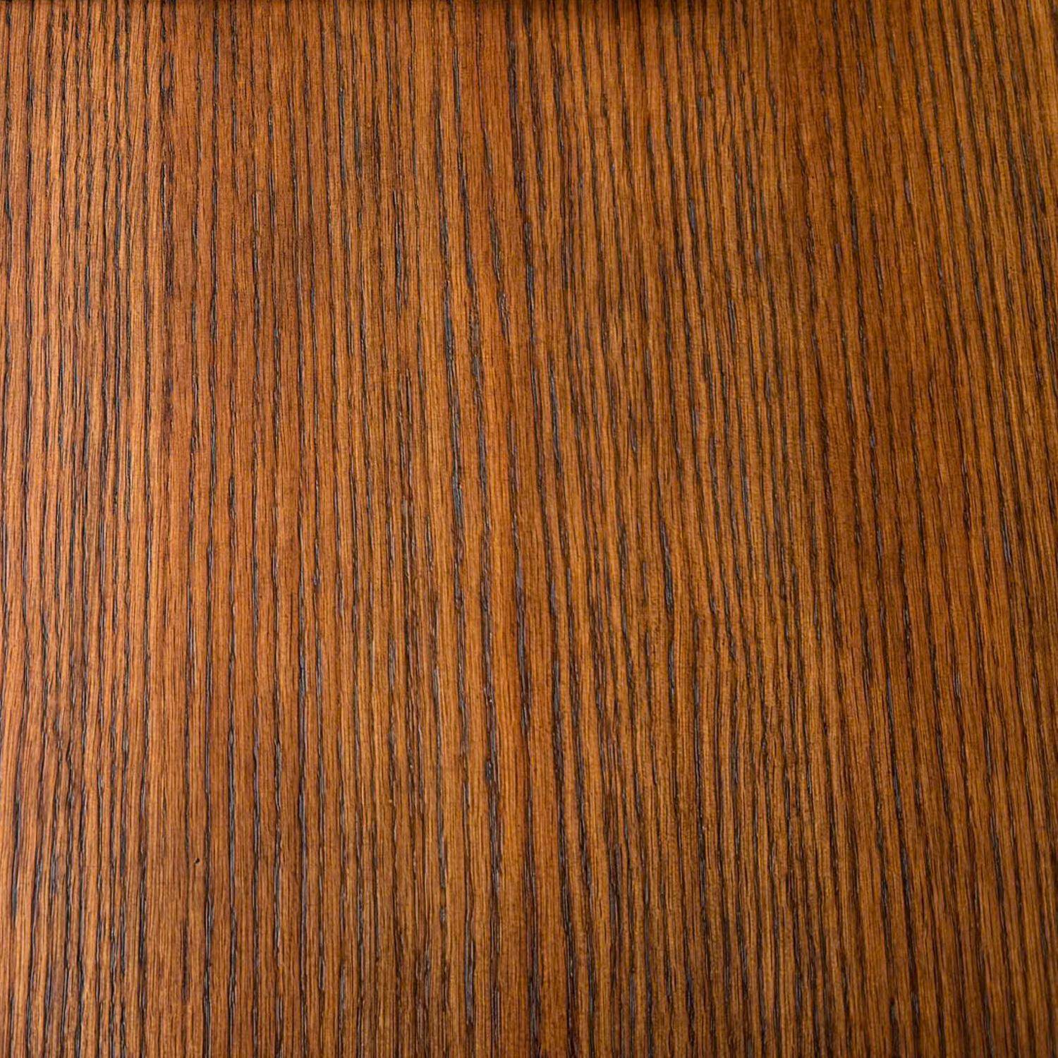 Mesa de comedor extensible rectangular de madera de hevea con chapa de roble, 6-8 plazas, Felicie, Nogal, 160x90x75 cm Photo5
