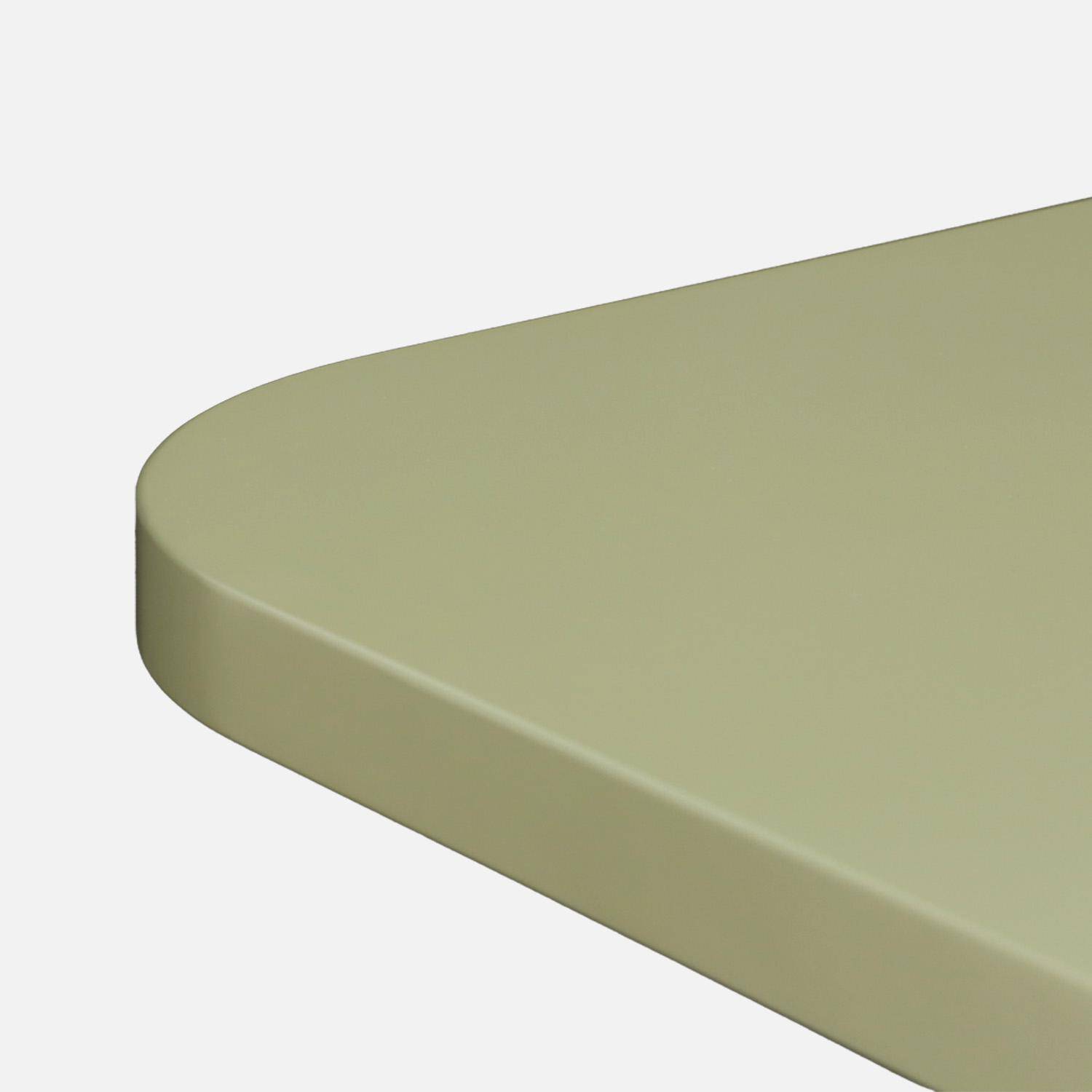 Mesa de comedor acabado mate, 8 plazas, Sia, Verde salvia, 200x100x76 cm,sweeek,Photo4