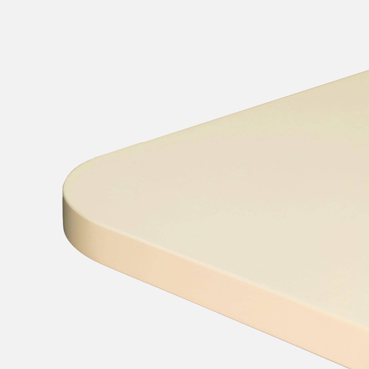 Mesa de comedor acabado mate, 8 plazas, Sia, Crema, 200x100x76 cm,sweeek,Photo4