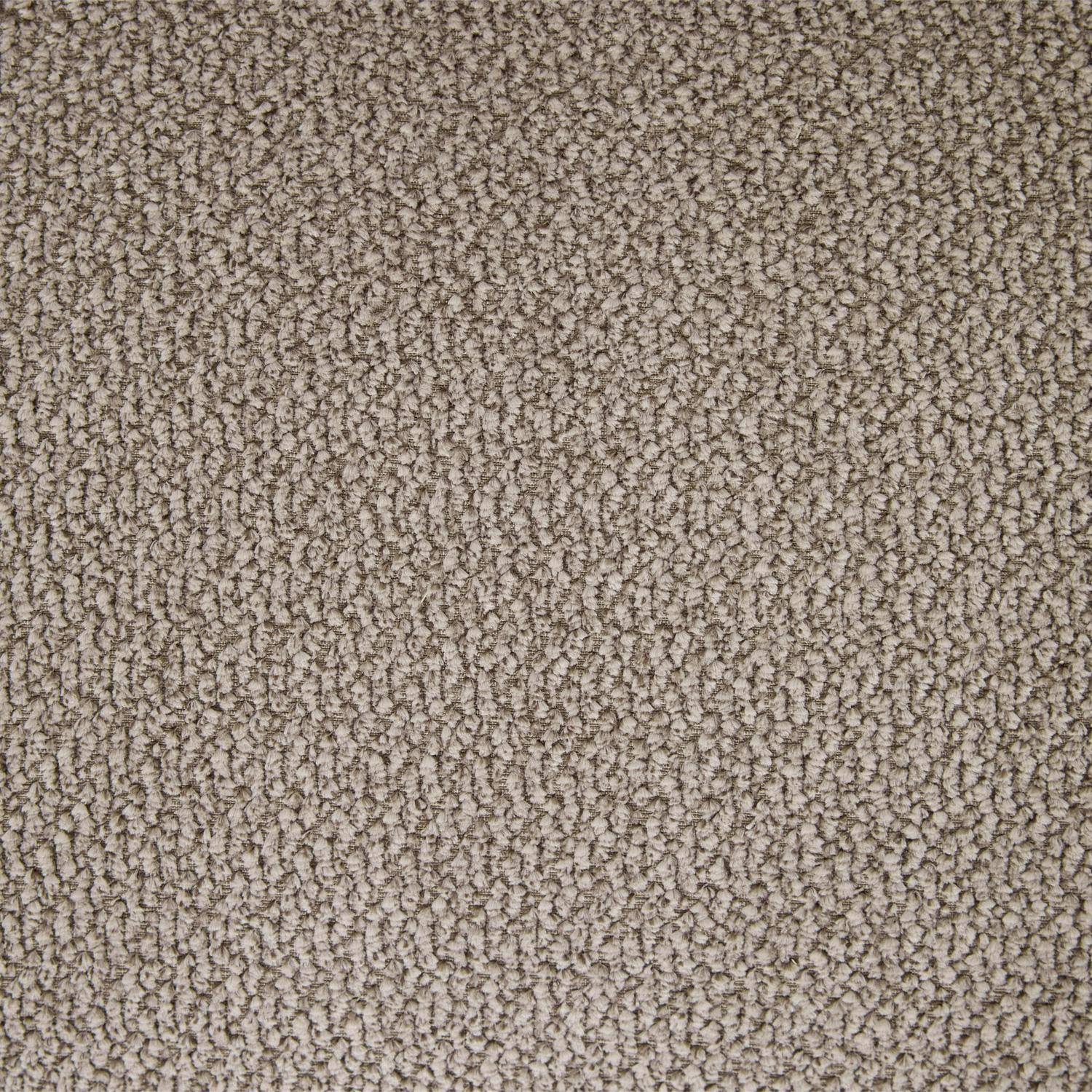 Vintage fauteuil van chenille stof met chromen frame donkerbeige - Joe,sweeek,Photo6