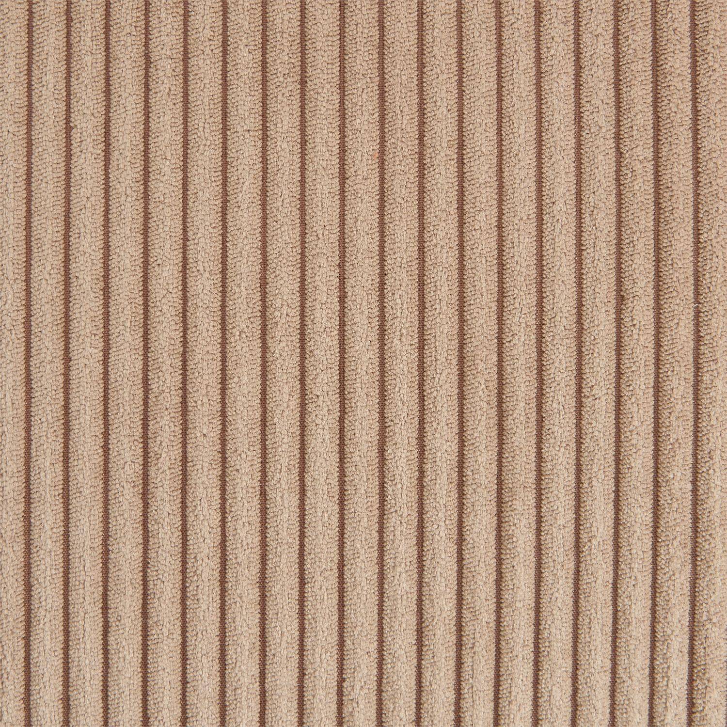 Canapé panoramique convertible 4 places velours côtelé avec coffre beige foncé - Urban,sweeek,Photo7