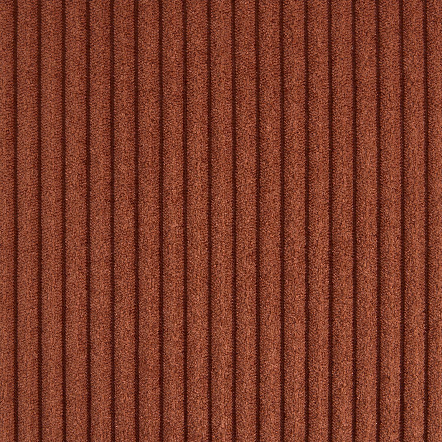 Panoramische slaapbank 4-zits met opbergbox corduroy terracotta - Urban,sweeek,Photo7