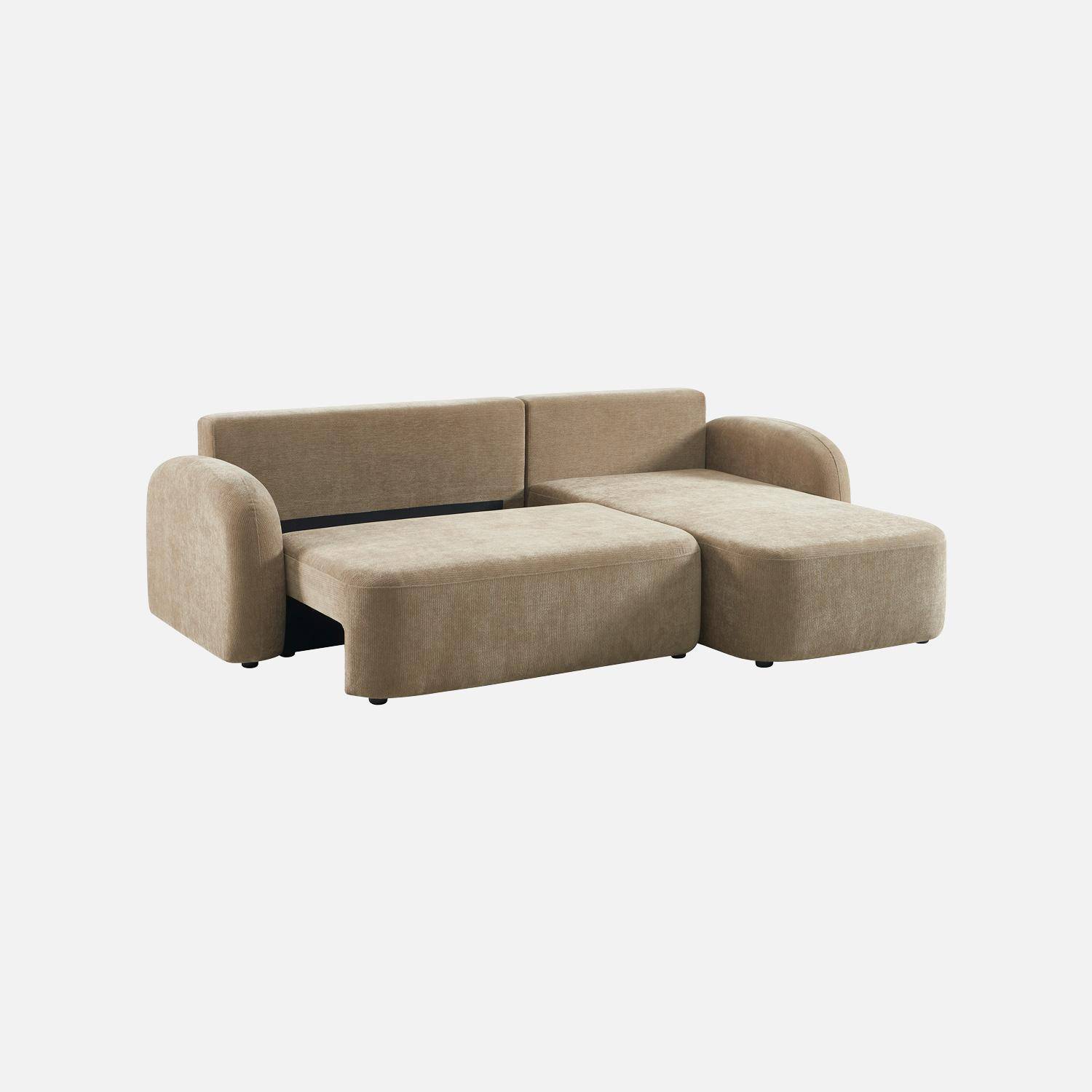 Divano angolare in tessuto con vano contenitore, 3 posti Talpa - 251x170x84 cm Photo3