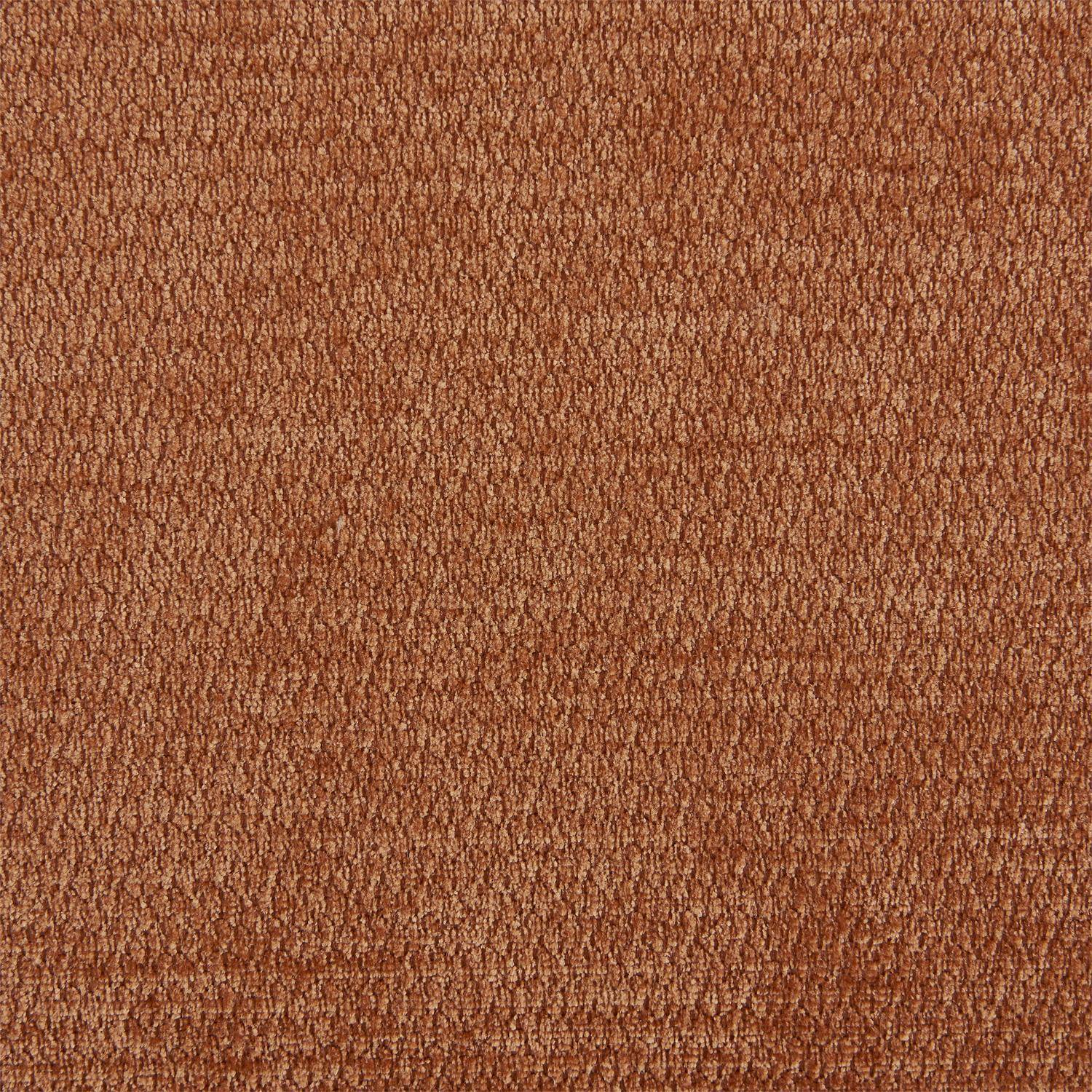 Divano angolare in tessuto con vano contenitore, 3 posti Terracotta - 251x170x84 cm Photo8