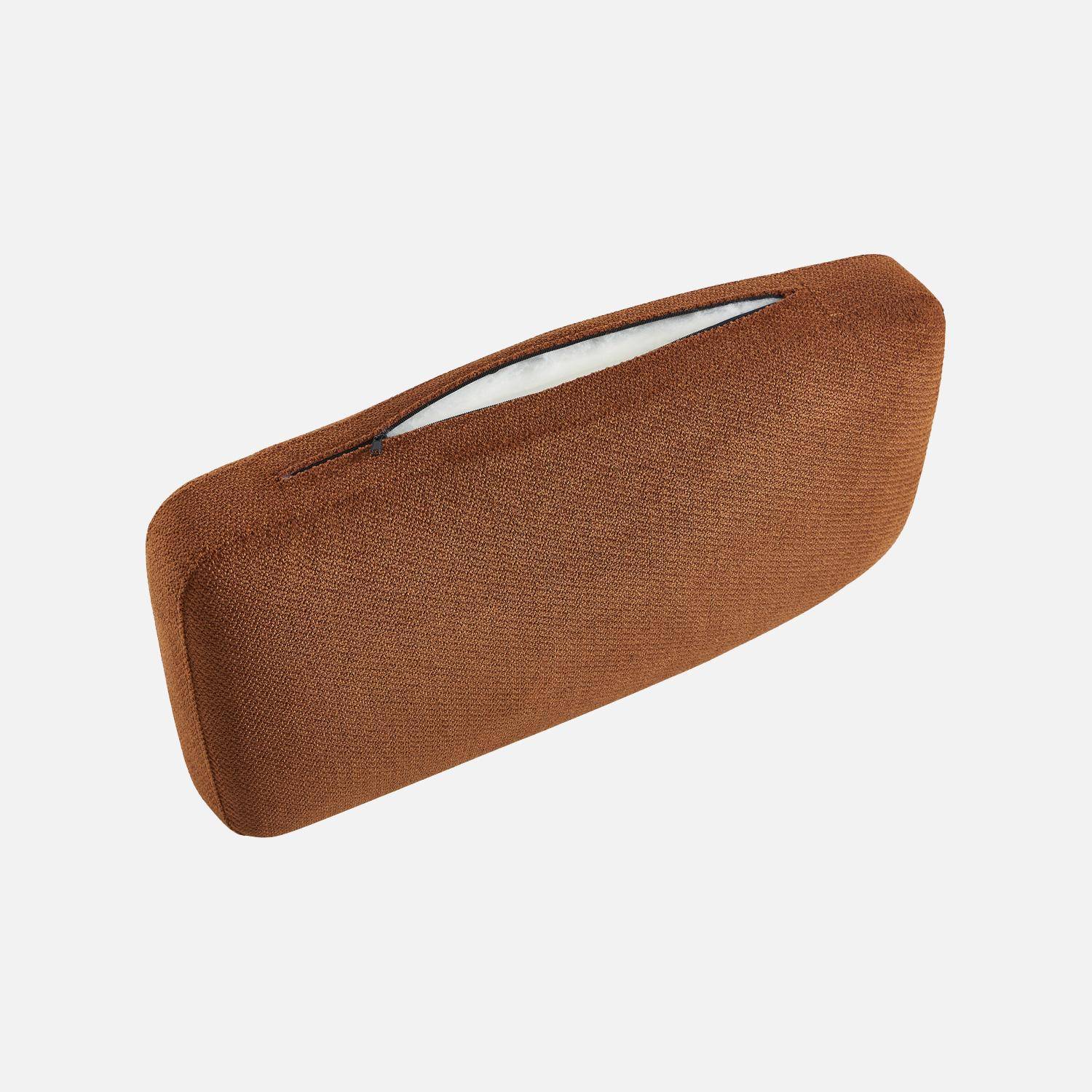 3-zits bank met chenille stof terracotta - Cloud,sweeek,Photo7