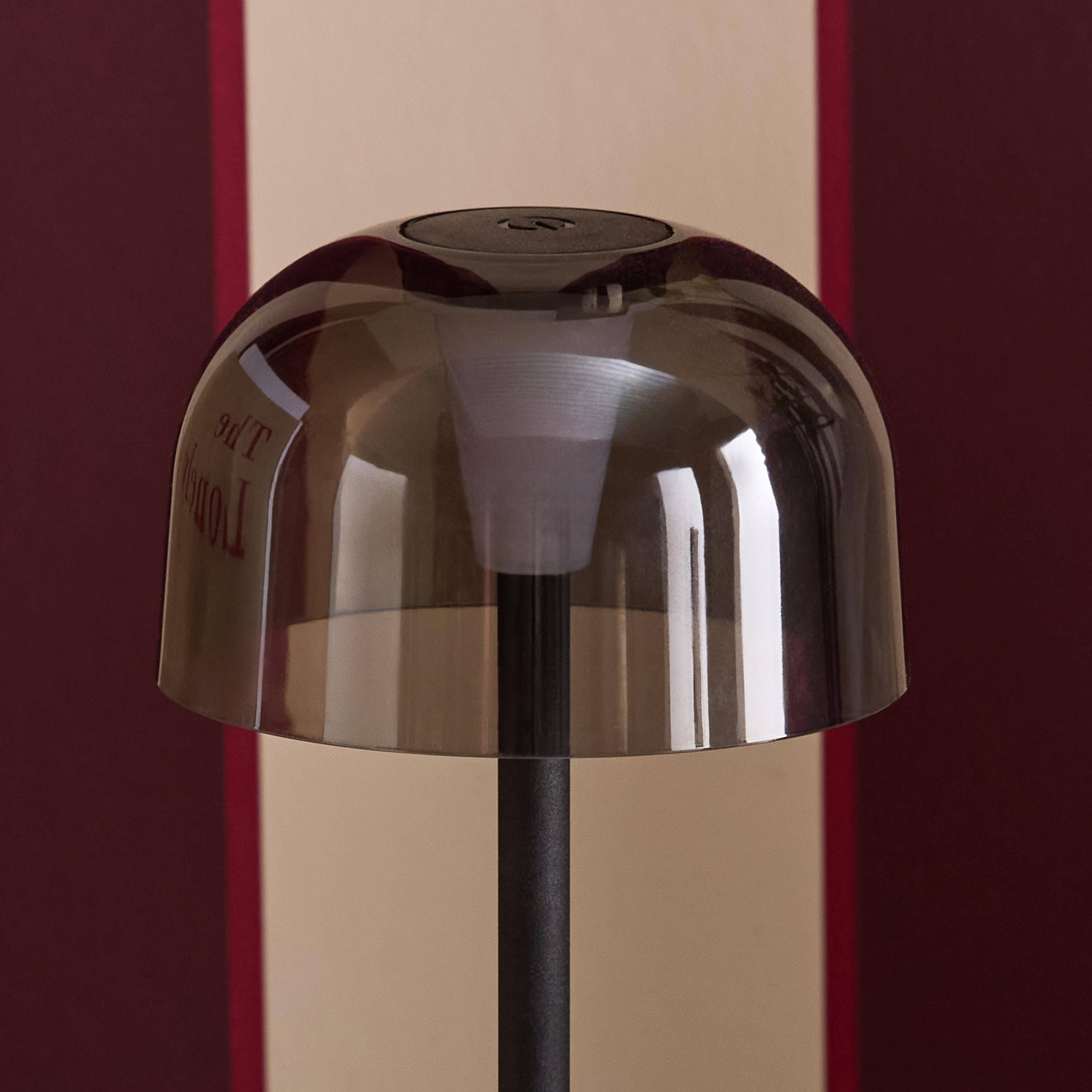 Lampada da tavolo da interno/esterno in metallo Nero - 6x6x19 cm,sweeek,Photo3
