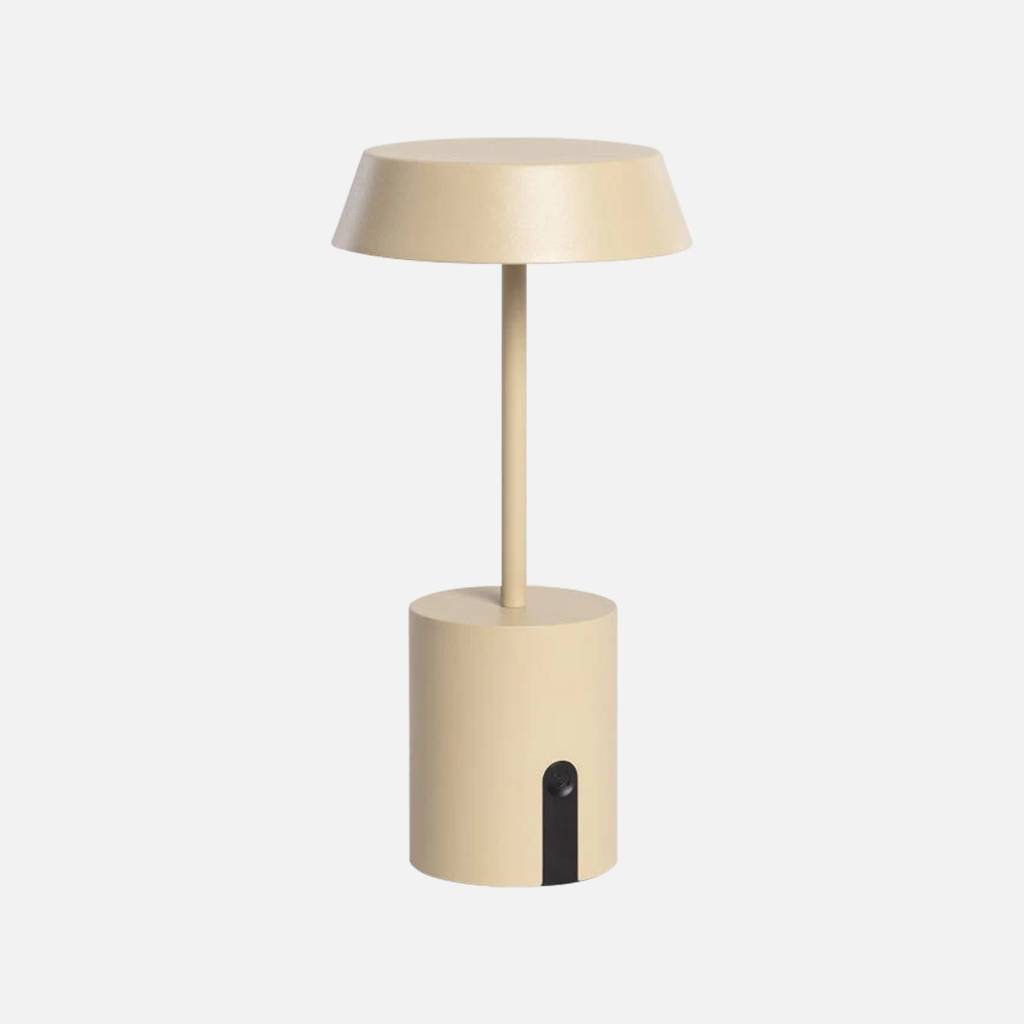 Lampe intérieur/extérieur LED métal beige