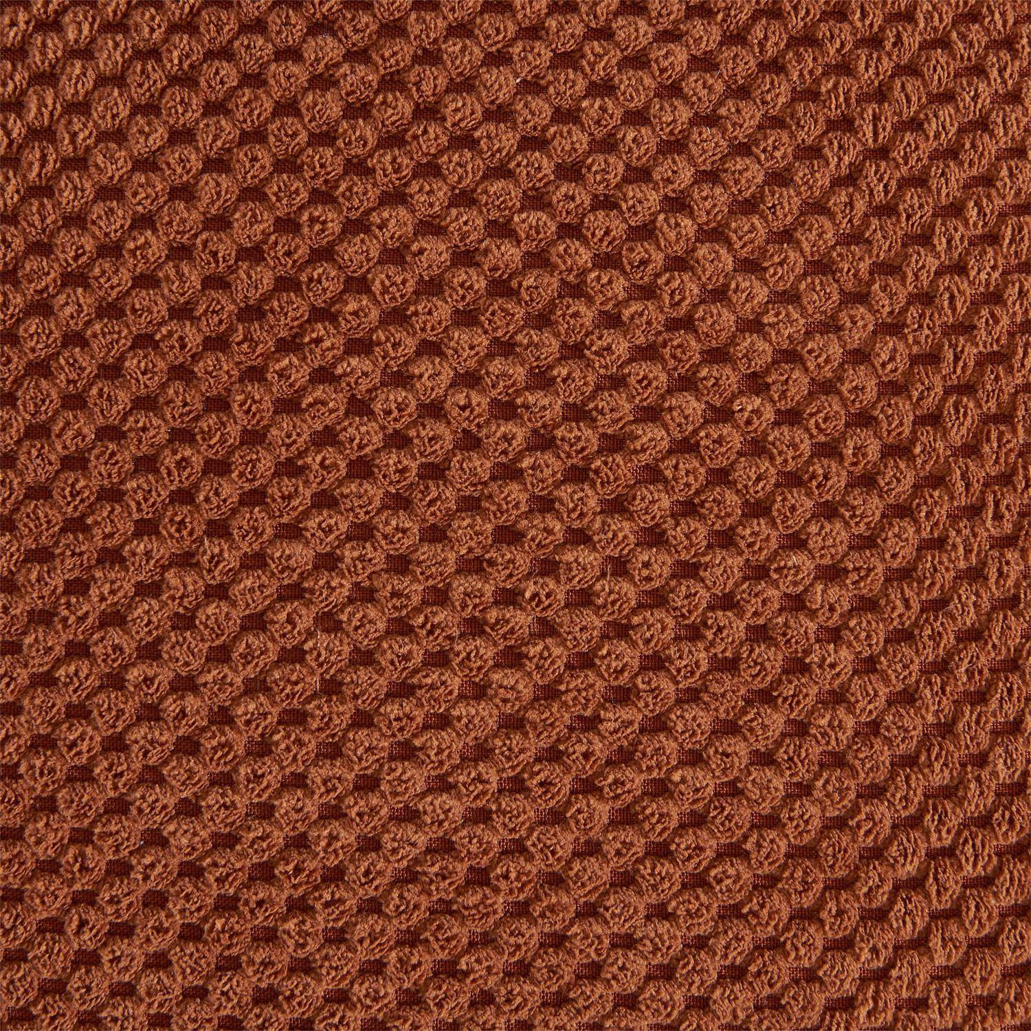 Sofá de canto reversível em tecido acolchoado, 3 lugares, Dot, Terracotta, 273x141x82 cm Photo6