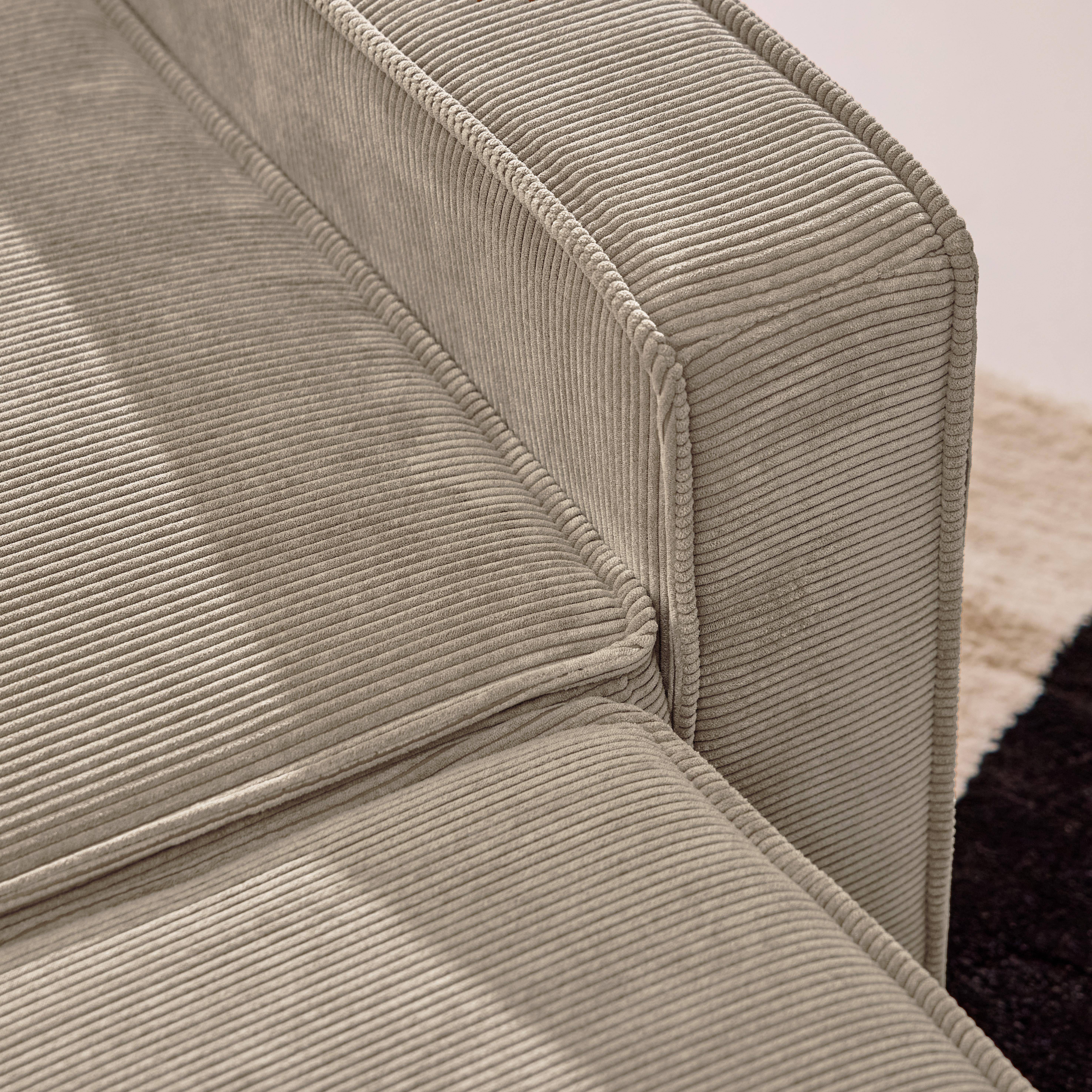 3-Sitzer Schlafsofa mit Cordbezug beige - Chill Photo6