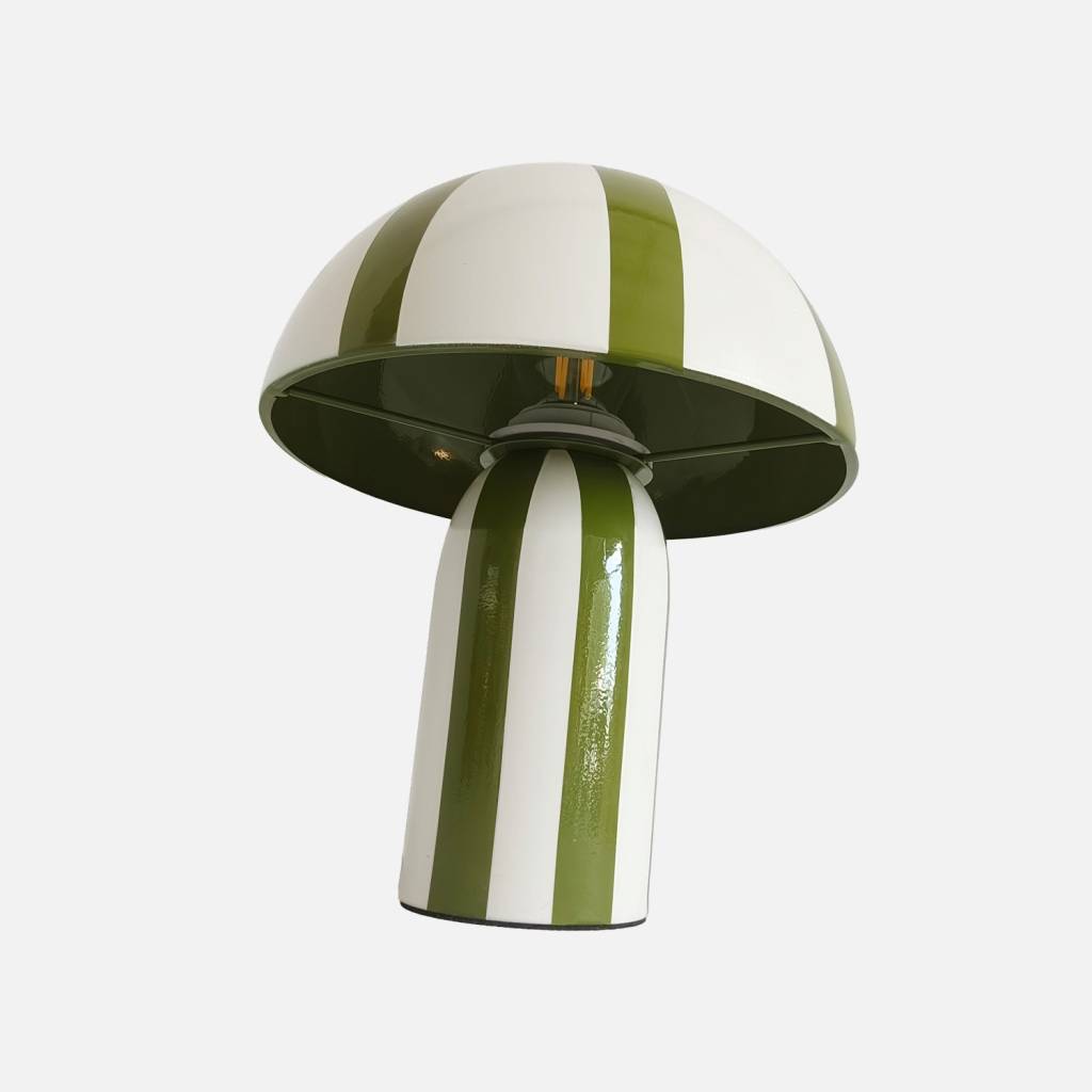 Lampe de table intérieur métal Ø20cm vert