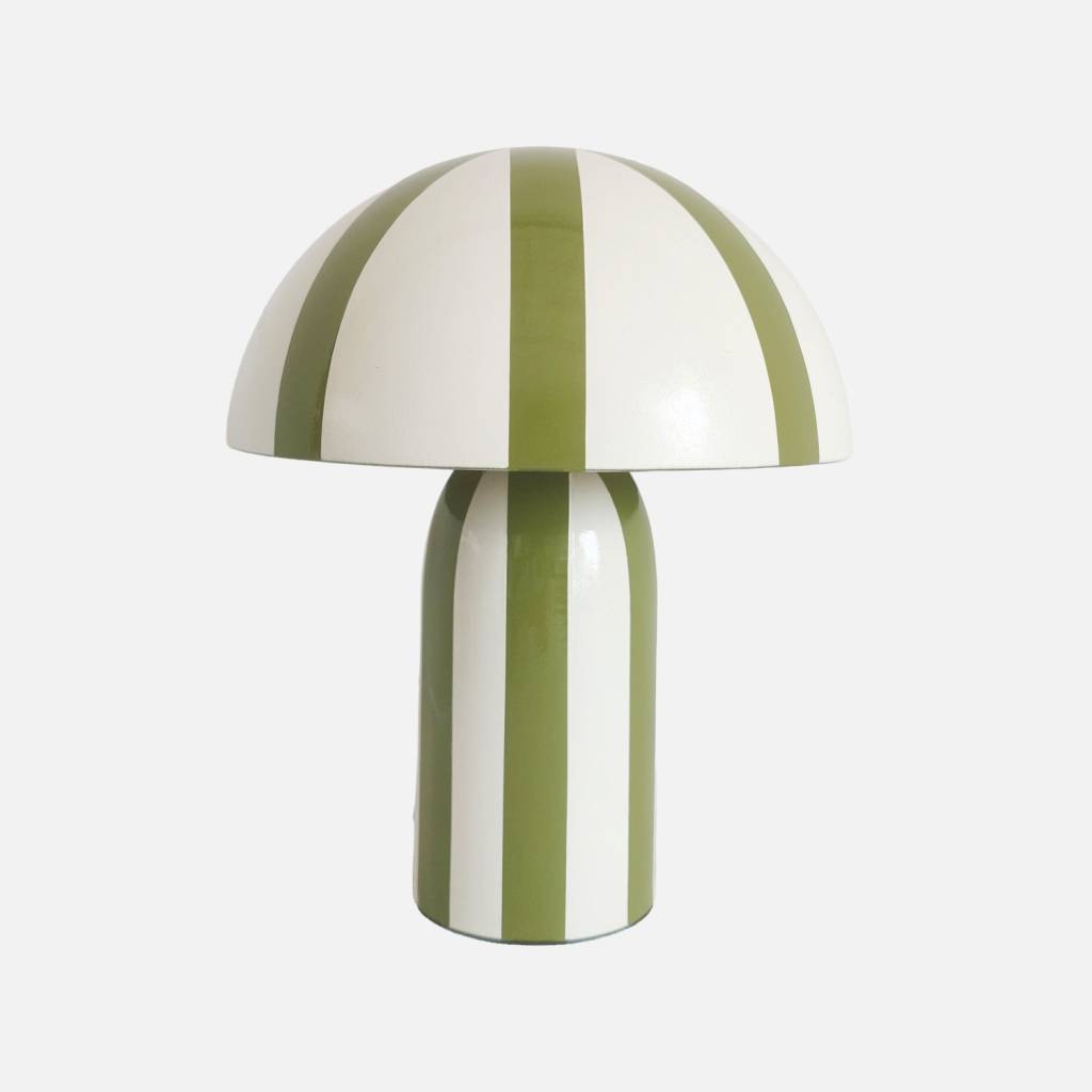 Candeeiro de mesa interior metal Ø20cm, Verde