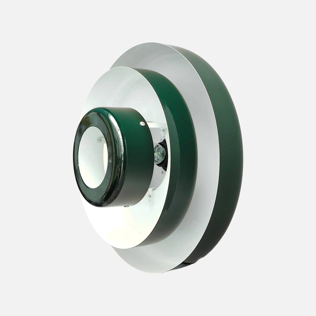 Wandlamp voor binnen van metaal Ø35cm groen