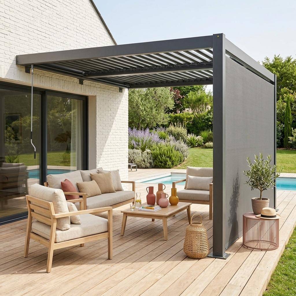 Palace 3x3m adossata + accesiorio