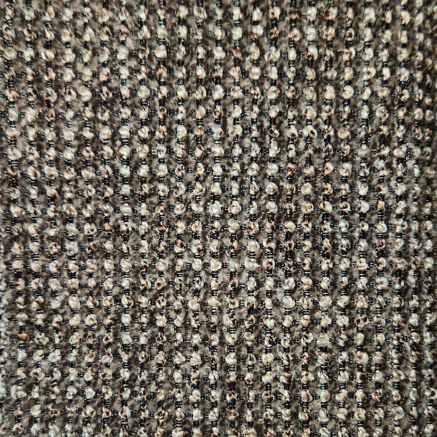 Sillón de tela chenilla con estructura cromada, Silver, Pardo, 67x82x76 cm Photo6