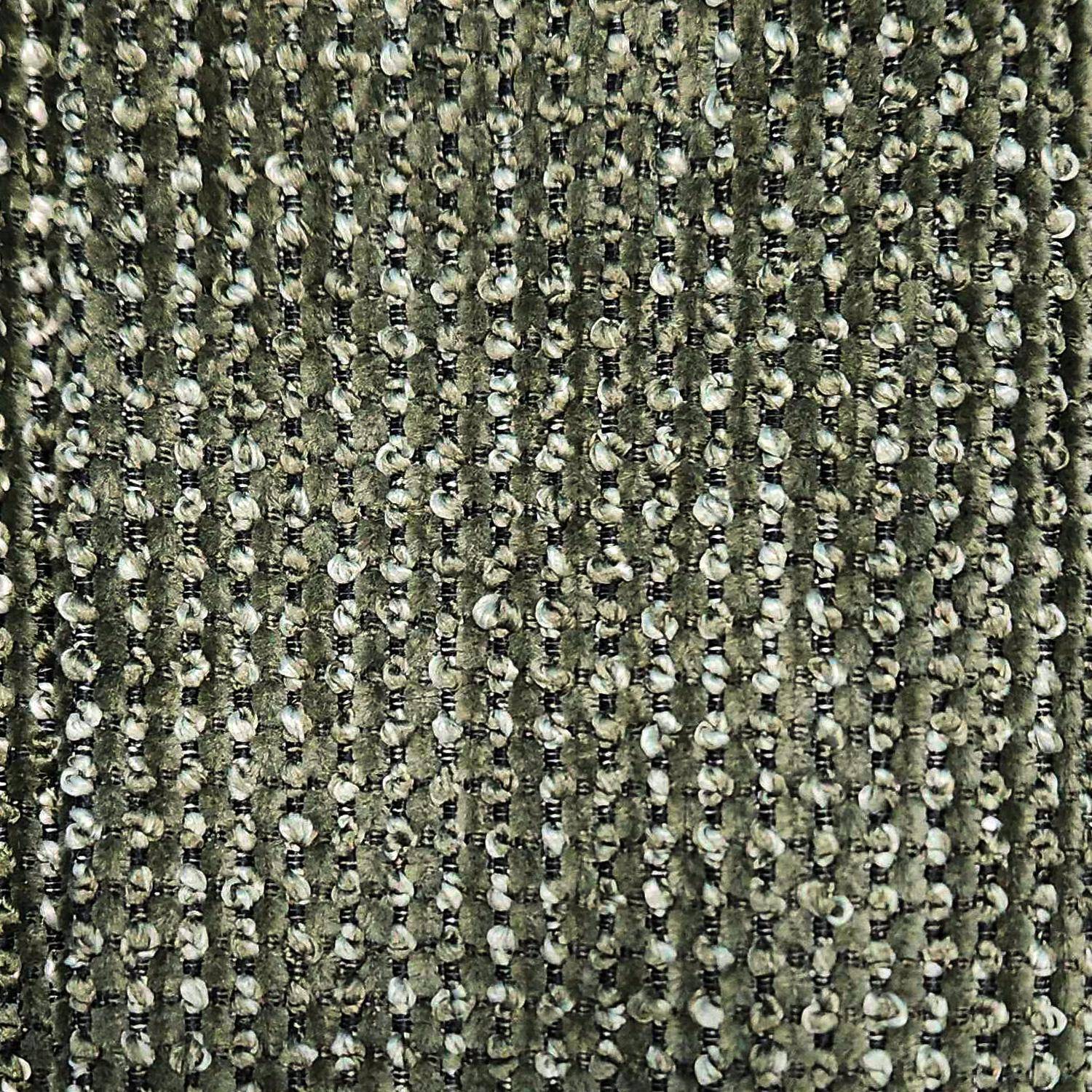 Sillón de tela chenilla con estructura cromada, Silver, Verde, 67x82x76 cm Photo6