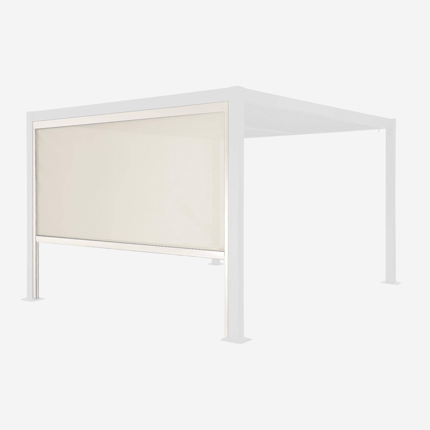 Zonnescherm van 3m aluminium en textileen voor Palace pergola 3x3m, 4x3m en 6x3m beige - Palace Photo2