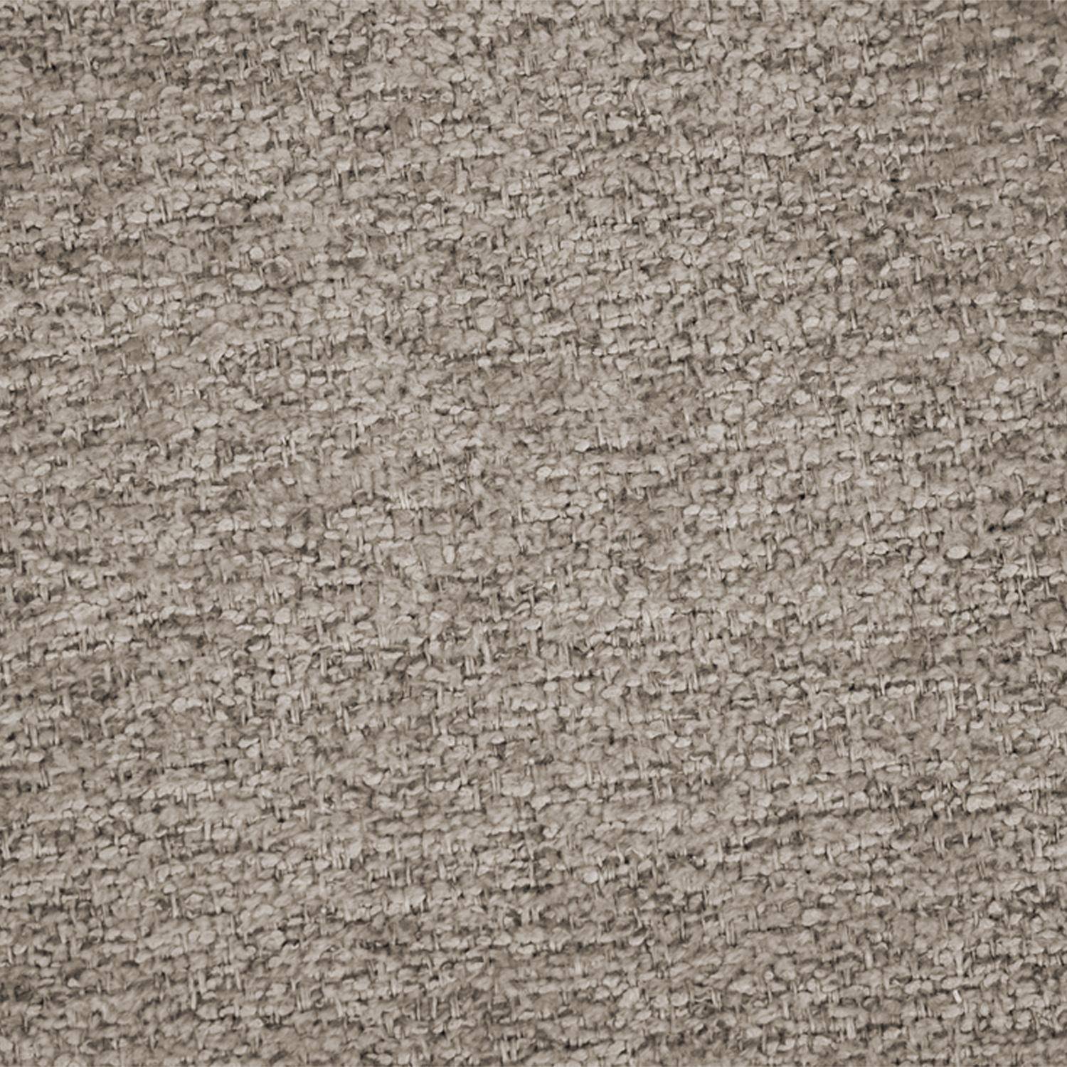 Lot de 2 chaises bois de peuplier teinté noyer, acier noir et tissu texturé taupe - Paul Photo6