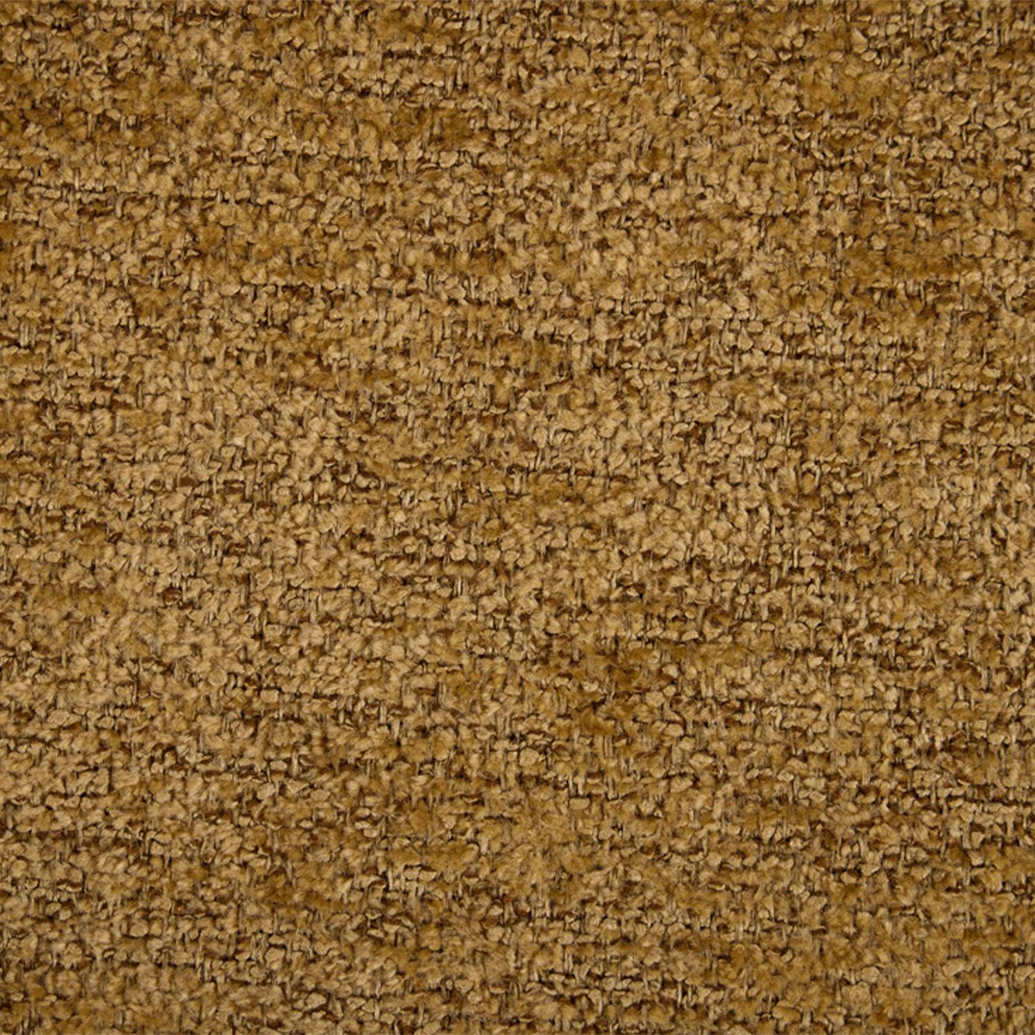 Taburete de bar de madera de álamo teñida en nogal, acero y tejido texturizado, set de 2, Paul, Mostaza, 51x52x92 cm Photo6