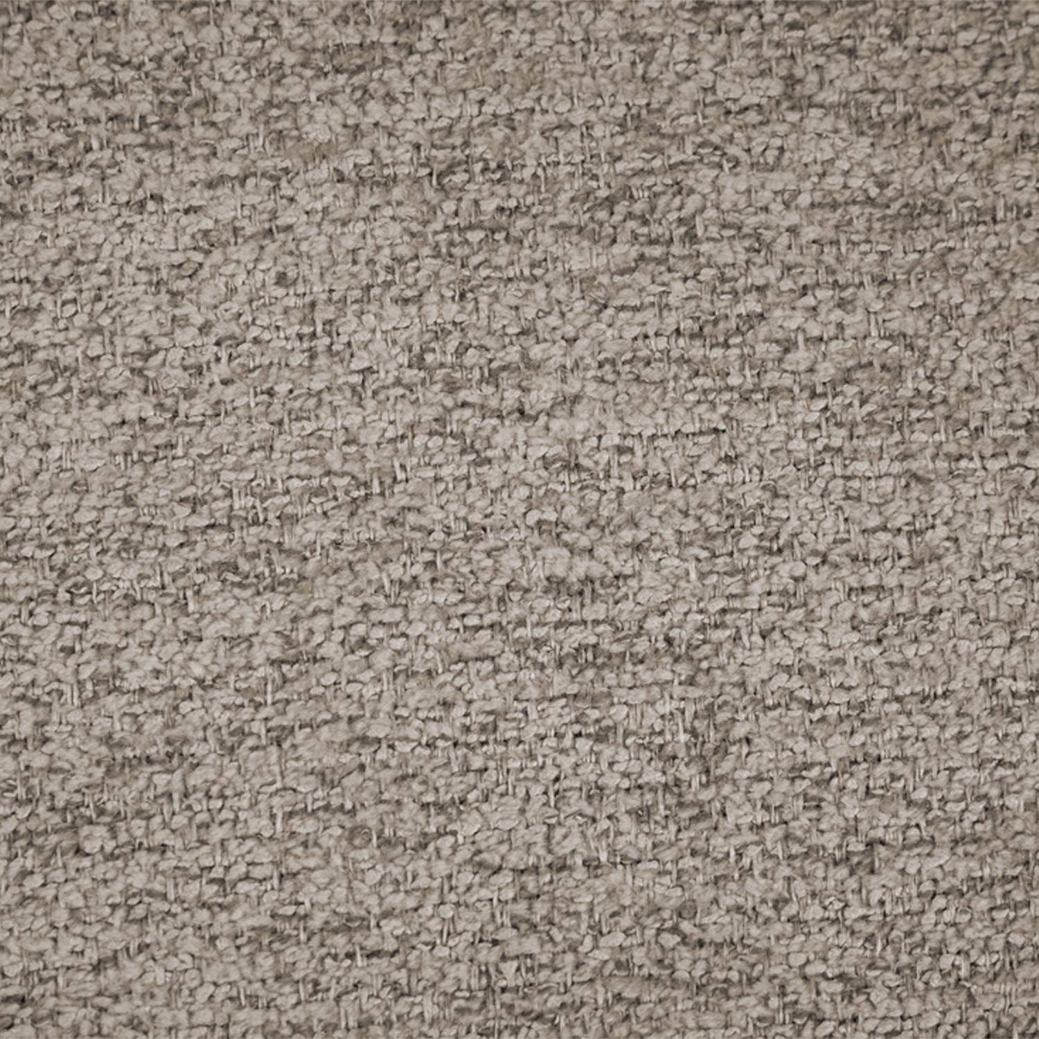 Lot de 2 chaises bois de peuplier teinté noyer, acier chromé et tissu texturé taupe - Paul,sweeek,Photo6