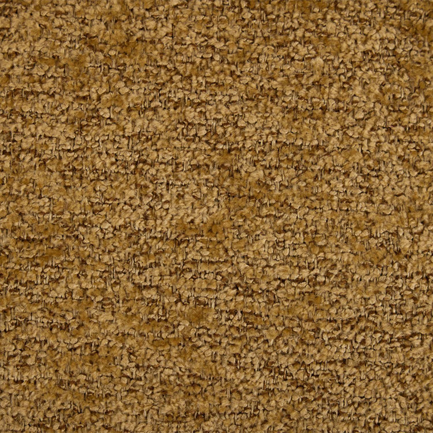 Lot de 2 tabourets de bar bois de peuplier teinté noyer, acier chromé et tissu texturé moutarde - Paul,sweeek,Photo6