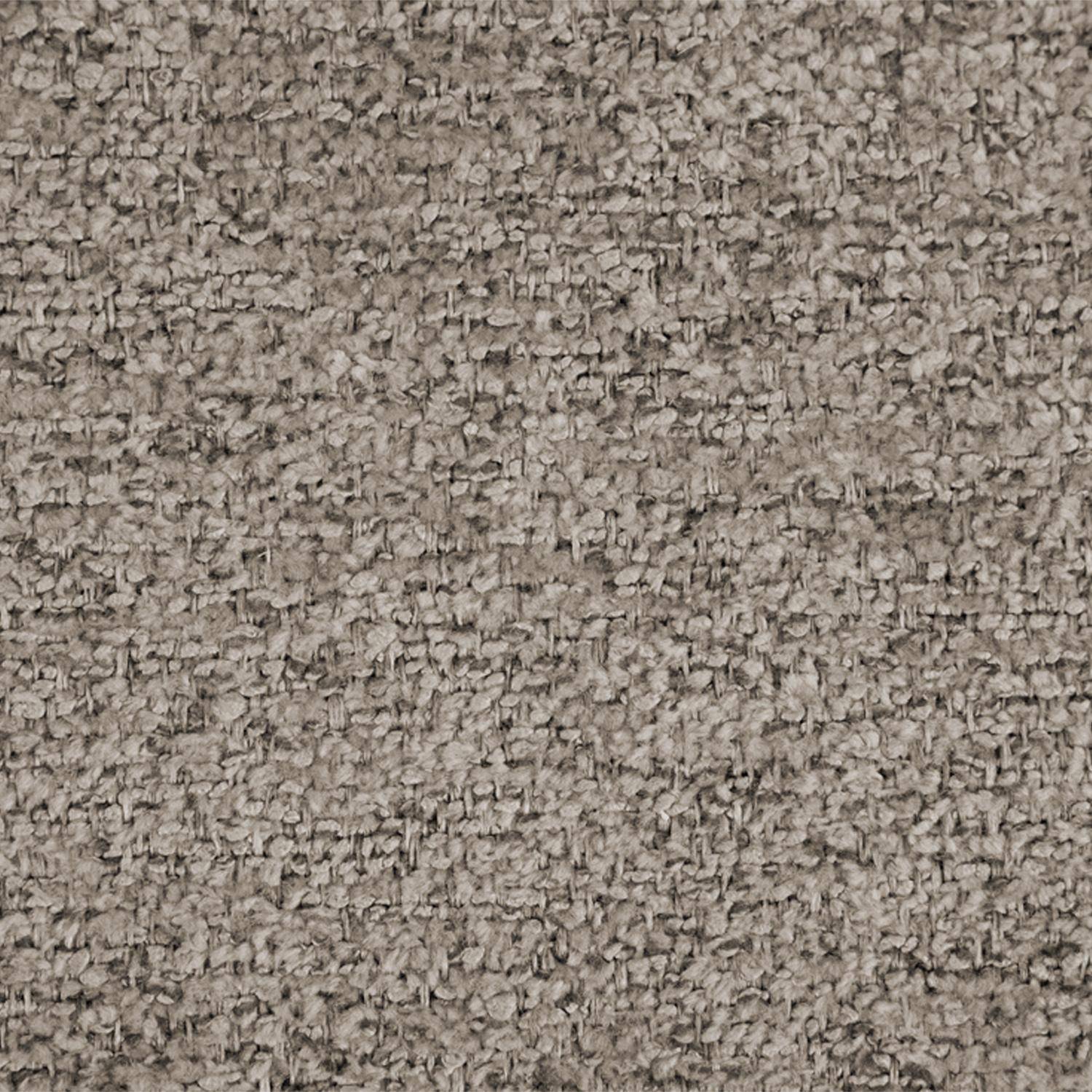 Lot de 2 tabourets de bar bois de peuplier teinté noyer, acier chromé et tissu texturé taupe - Paul,sweeek,Photo6
